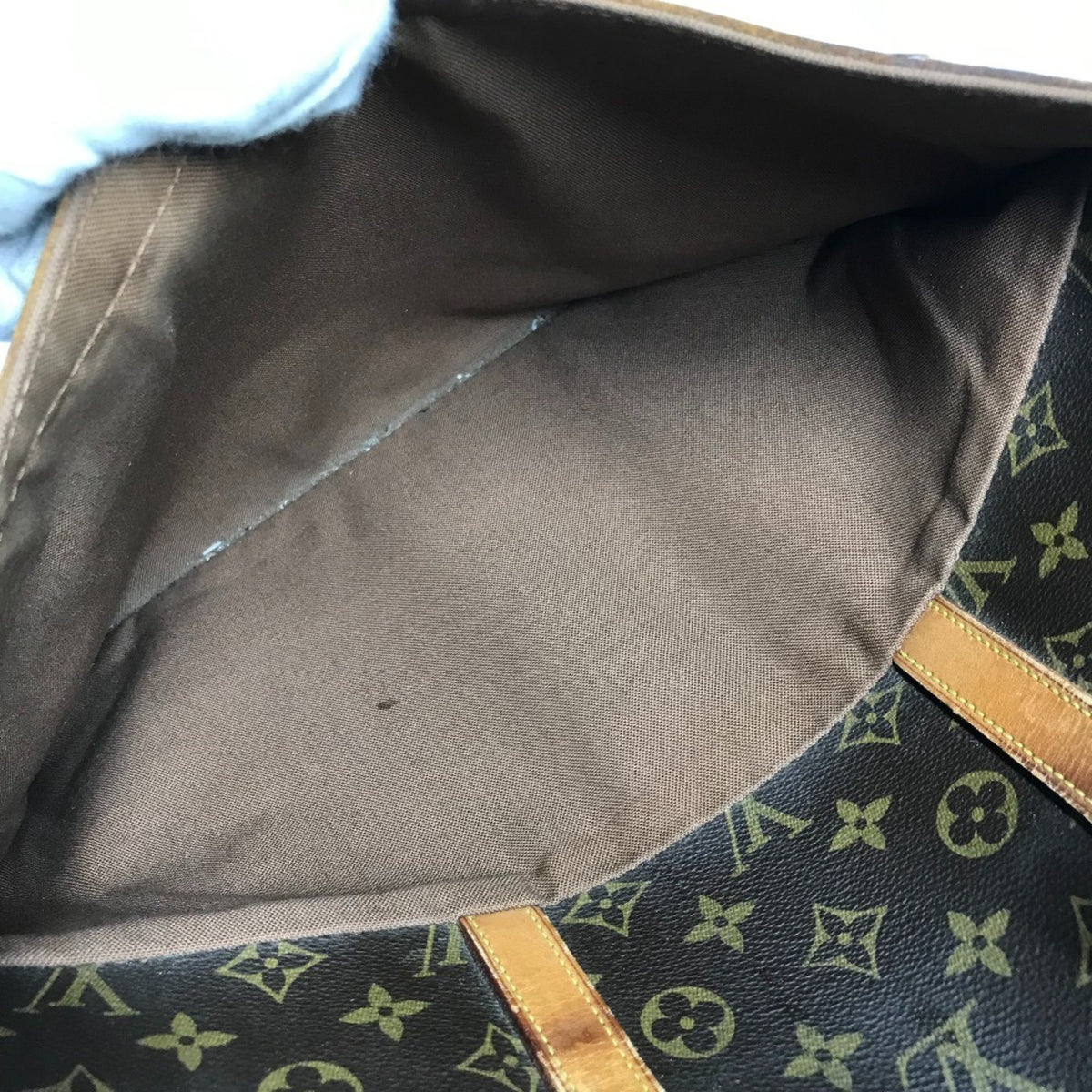 Louis Vuitton Brown Monogram Handbag Tote Bag (Pre-Owned)