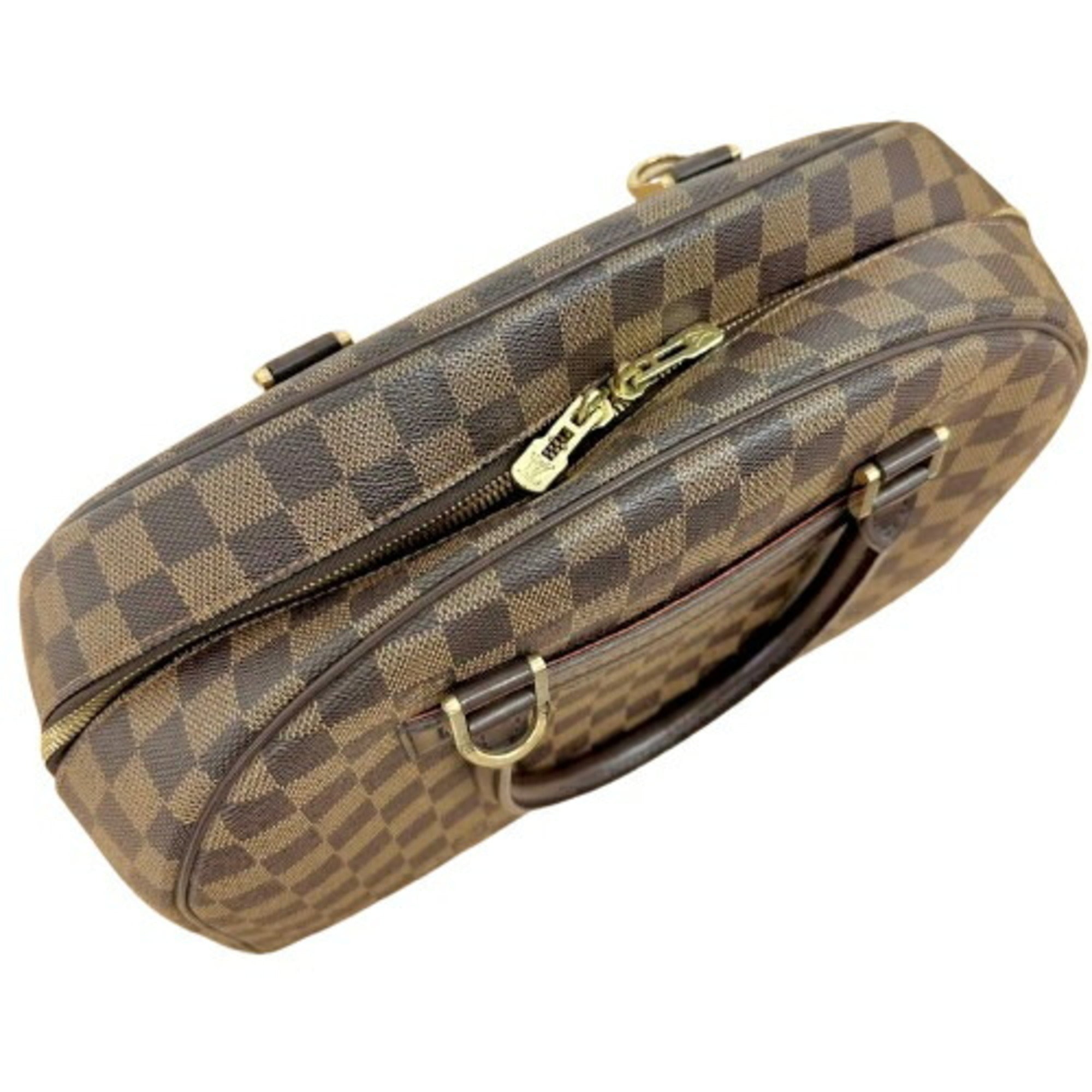 Louis Vuitton Damier Brown Leather Handbag (Pre-Owned)
