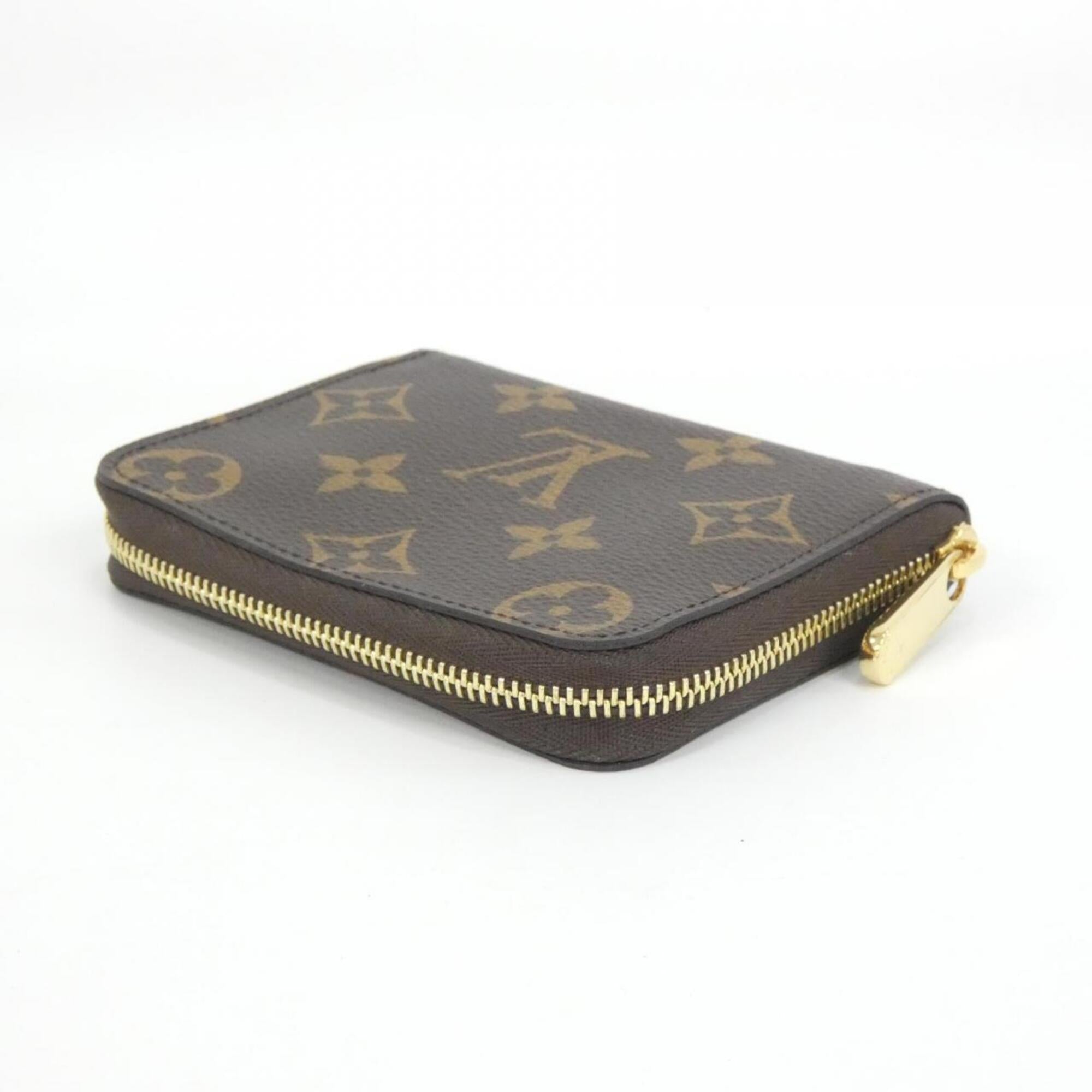 Louis Vuitton Marron Coated Canvas Coin Purse/Coin Case (Pre-Owned)