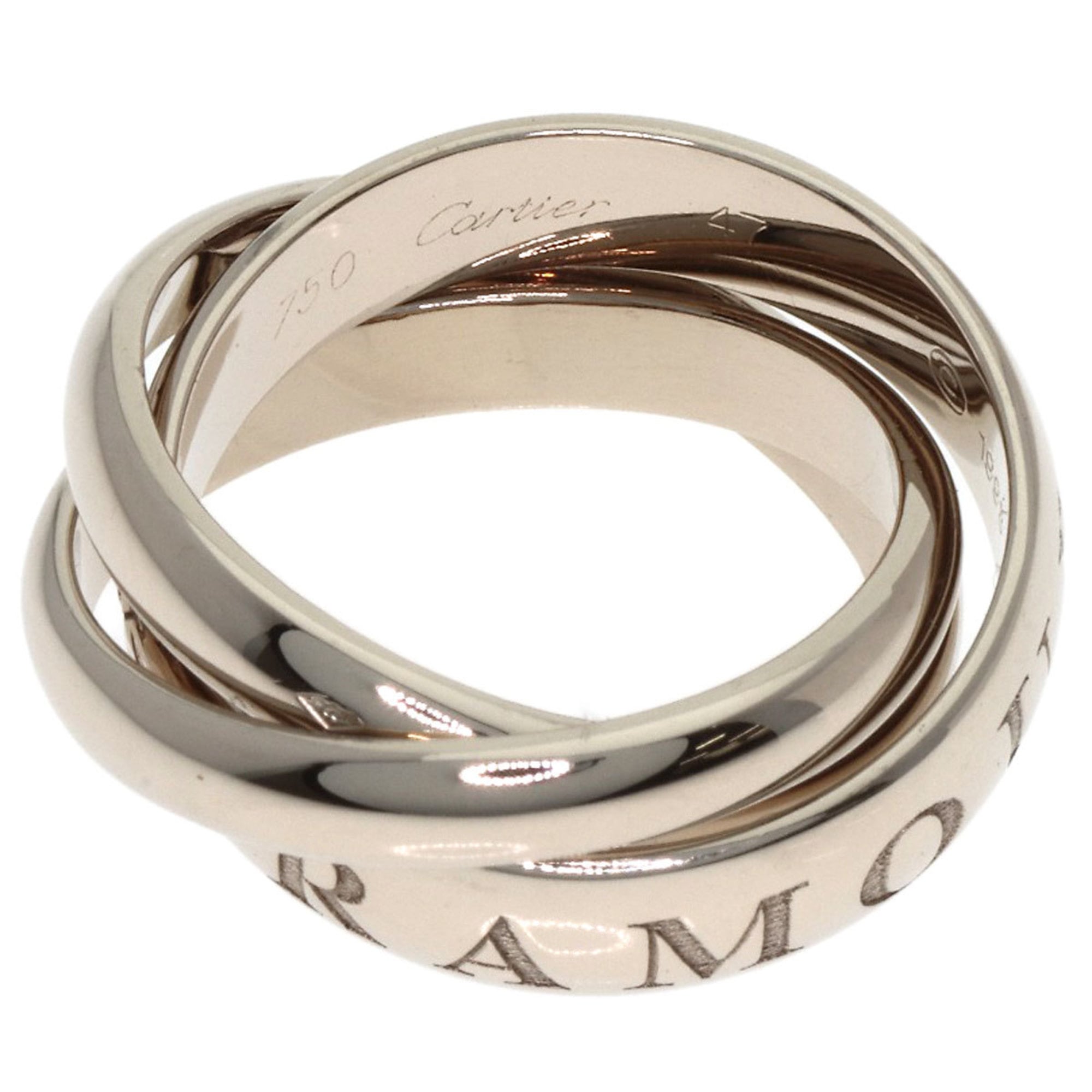 Cartier Trinity White White Gold (18K) Band Ring (Pre-Owned)
