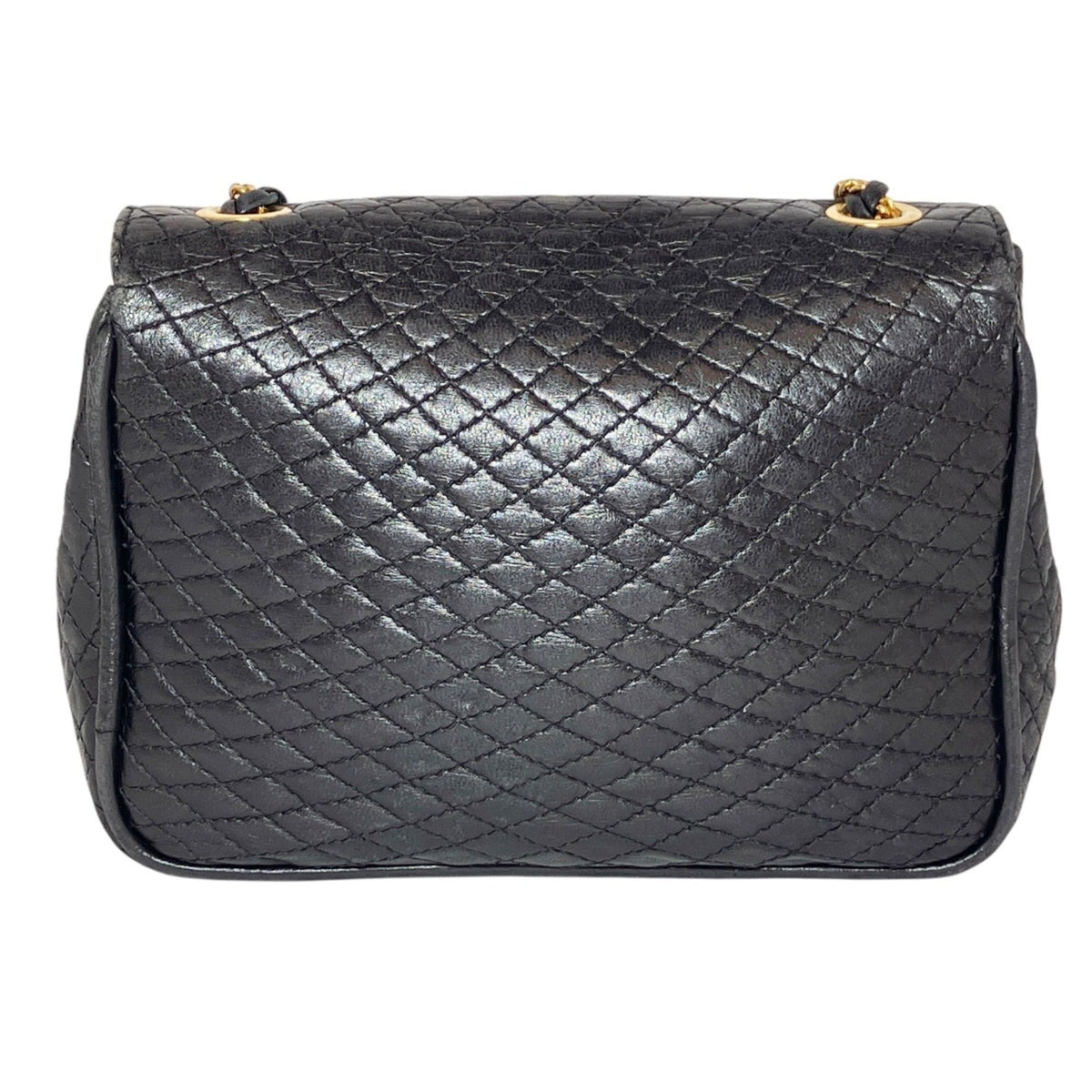 Bally Black Leather Shoulder Bag (Pre-Owned)