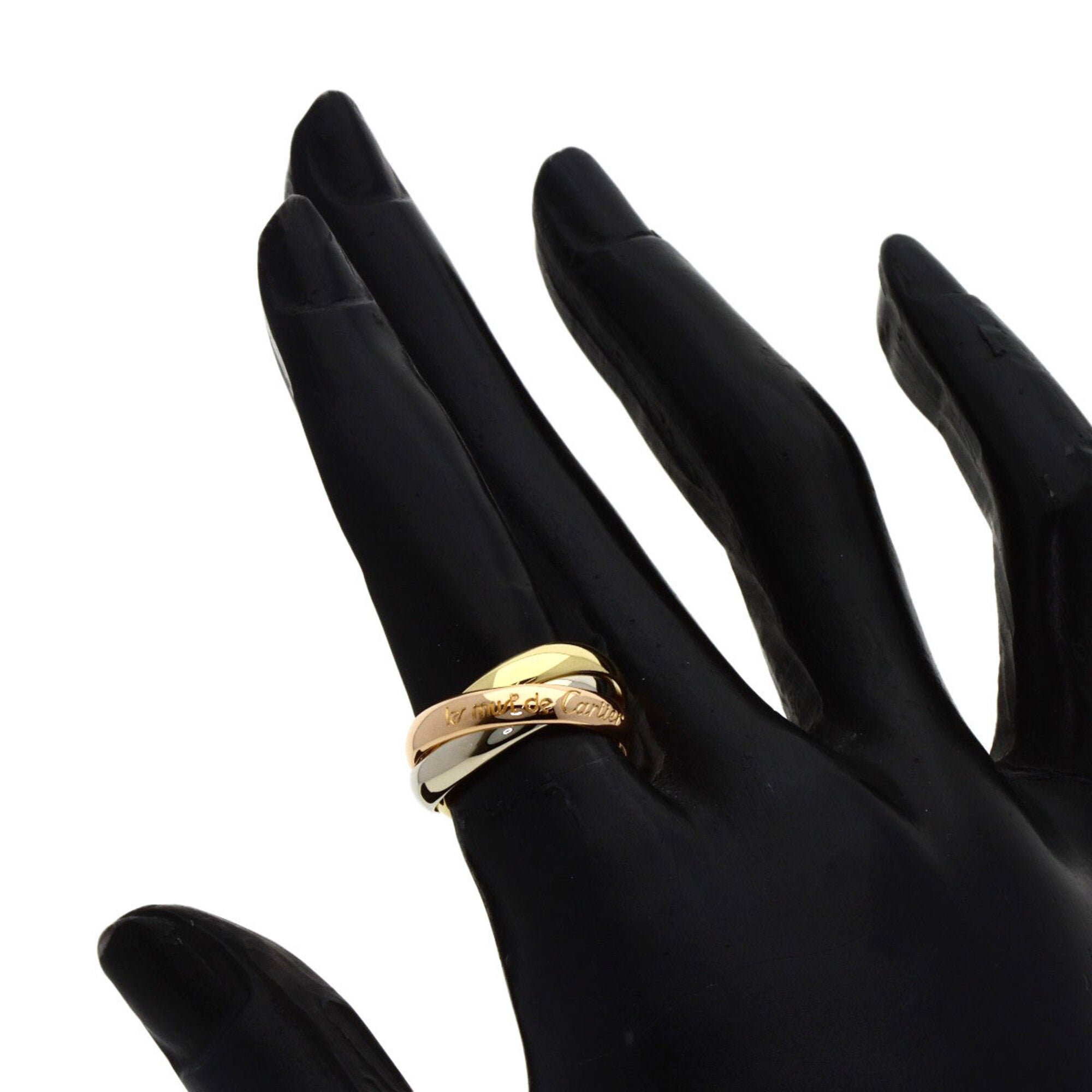 Cartier Trinity Yellow Gold (18K) Pink Gold (18K) White Gold (18K) Band Ring (Pre-Owned)