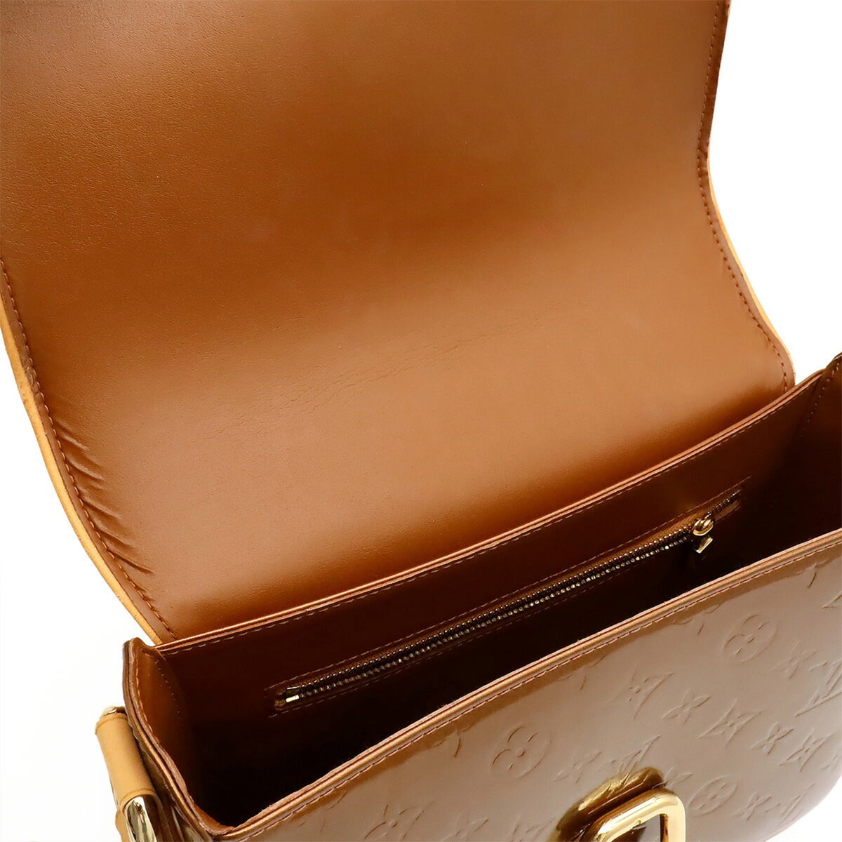 Louis Vuitton Bronze Monogram Vernis Pochette Shoulder Bag (Pre-Owned)