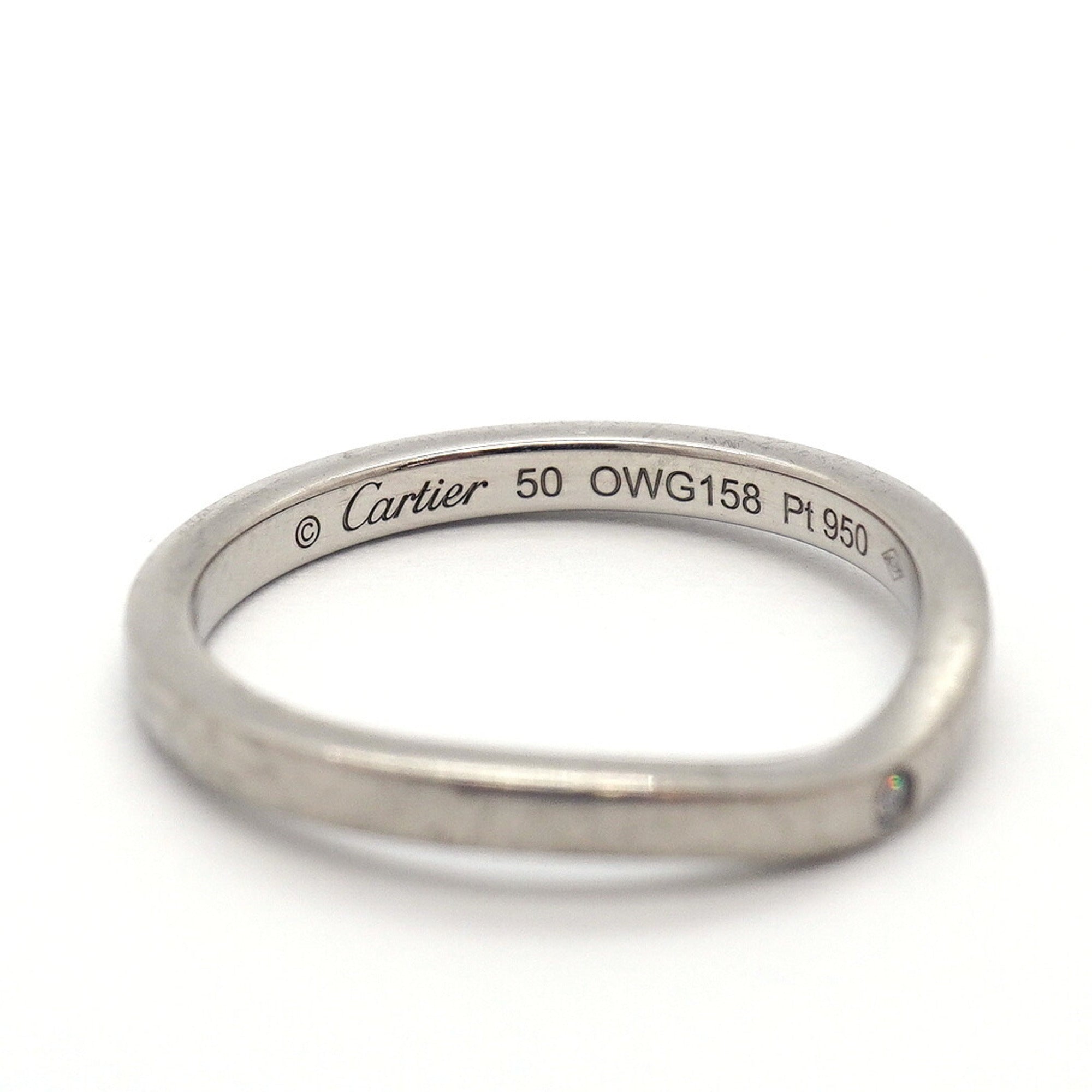 Cartier Platinum 950 Band Ring (Pre-Owned)