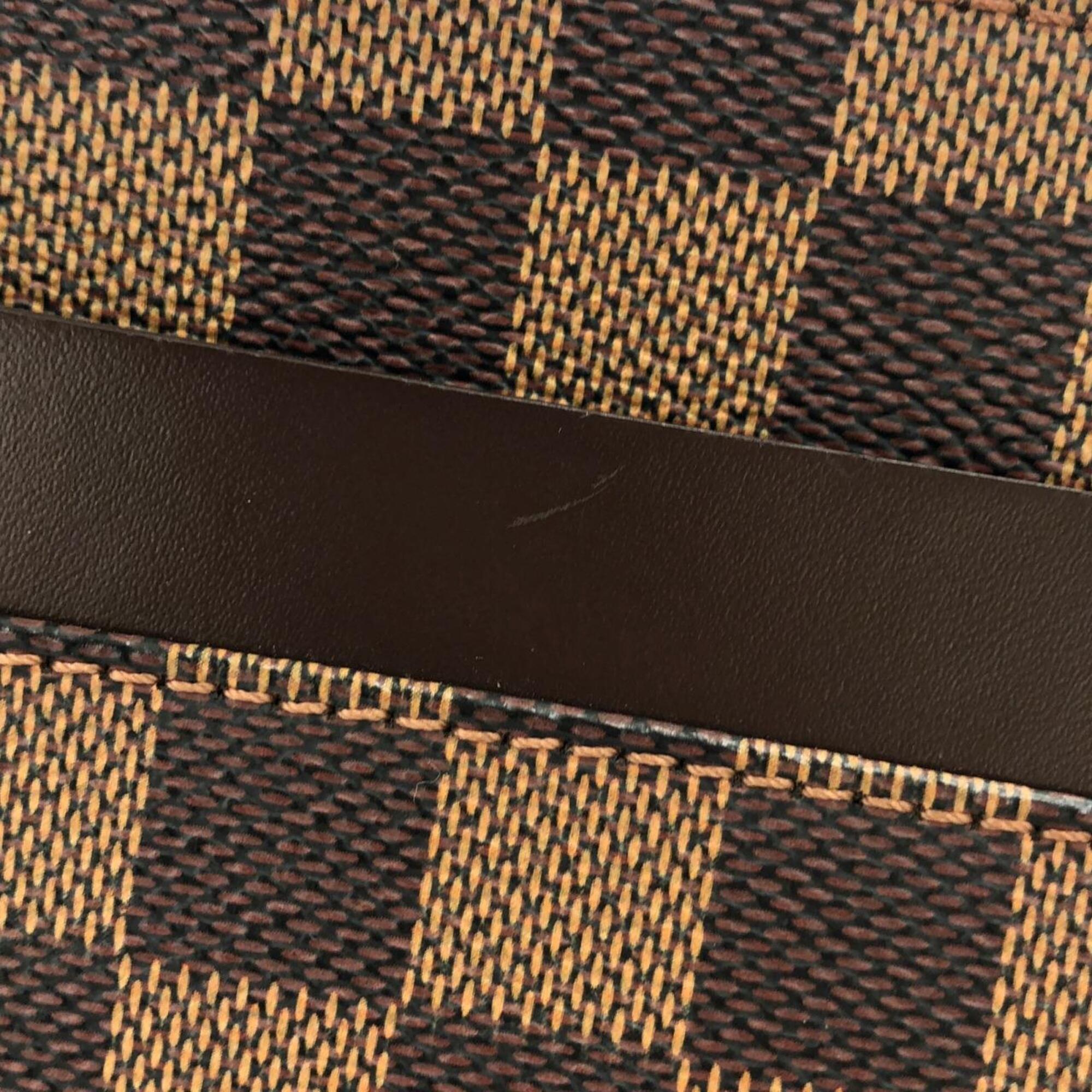 Louis Vuitton Ebene Coated Canvas Clutch Bag (Pre-Owned)