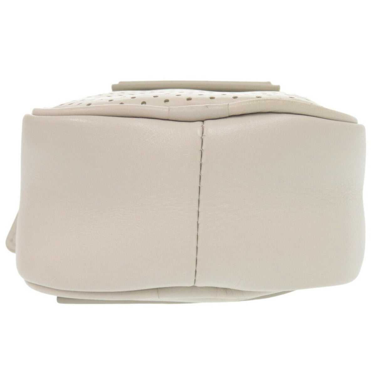 Bottega Veneta Ivory Leather Shoulder Bag (Pre-Owned)