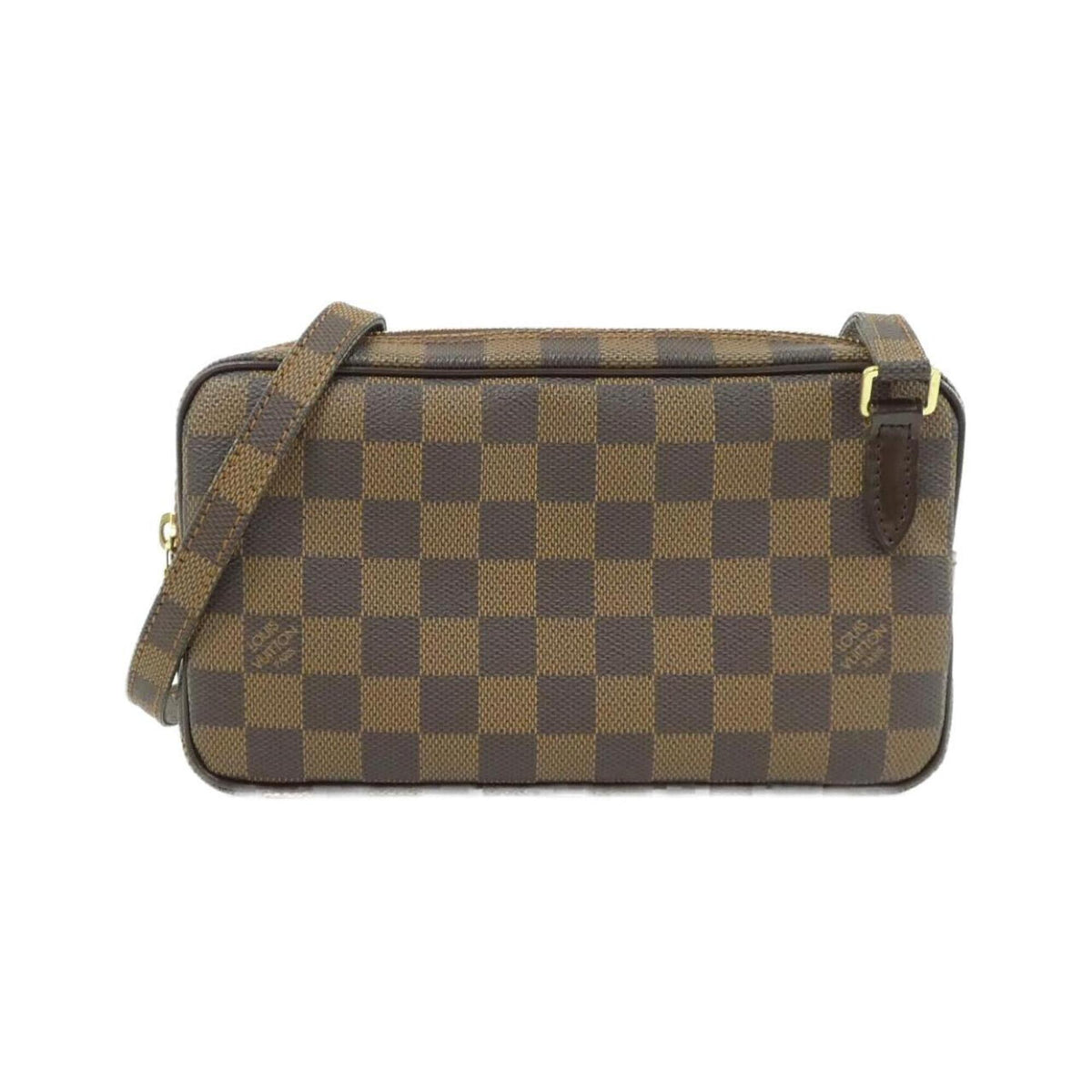 Louis Vuitton Brown Coated Canvas Shoulder Bag (Pre-Owned)