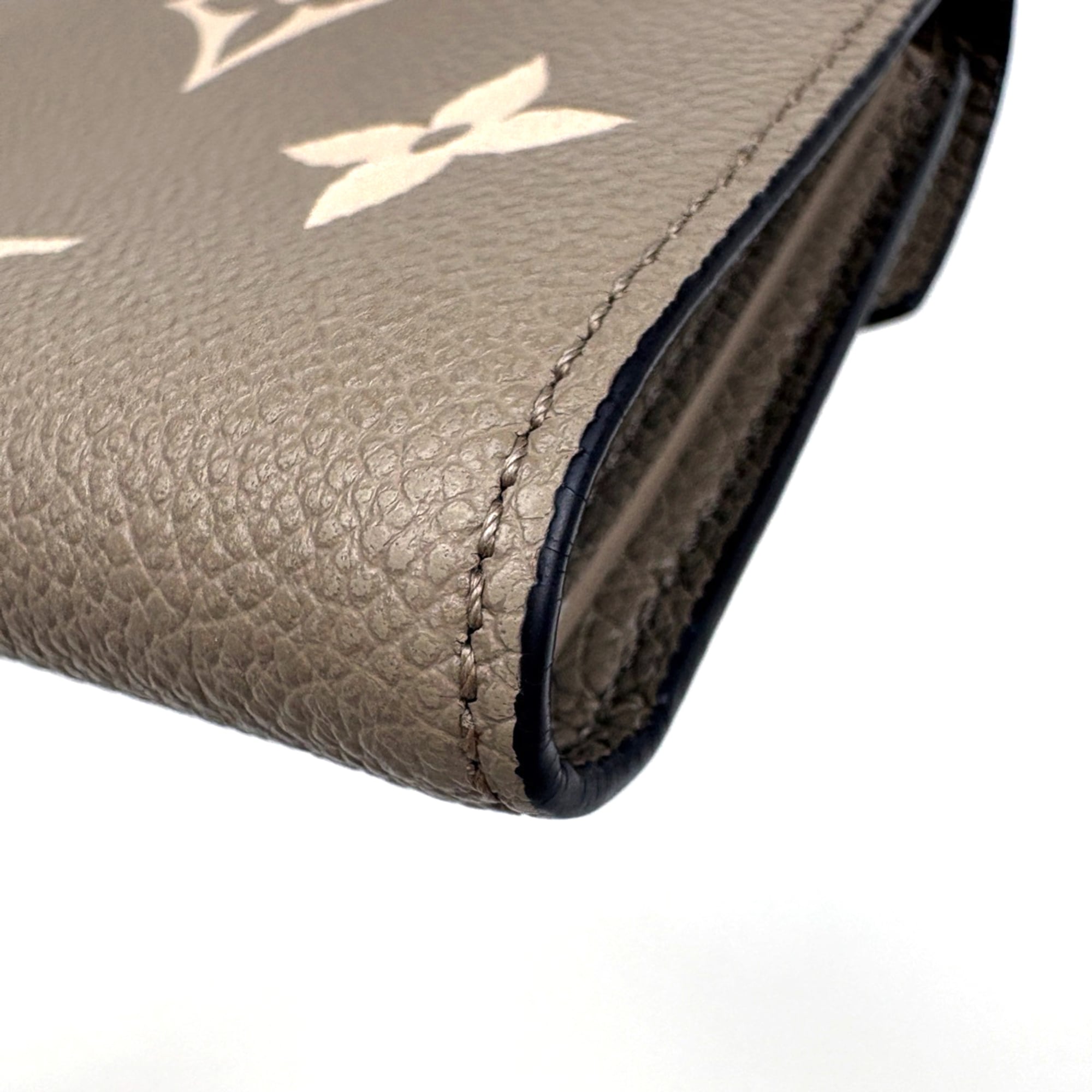 Louis Vuitton Monogram Empreinte Tourterelle Monogram Empreinte Wallet (Tri-Fold) (Pre-Owned)