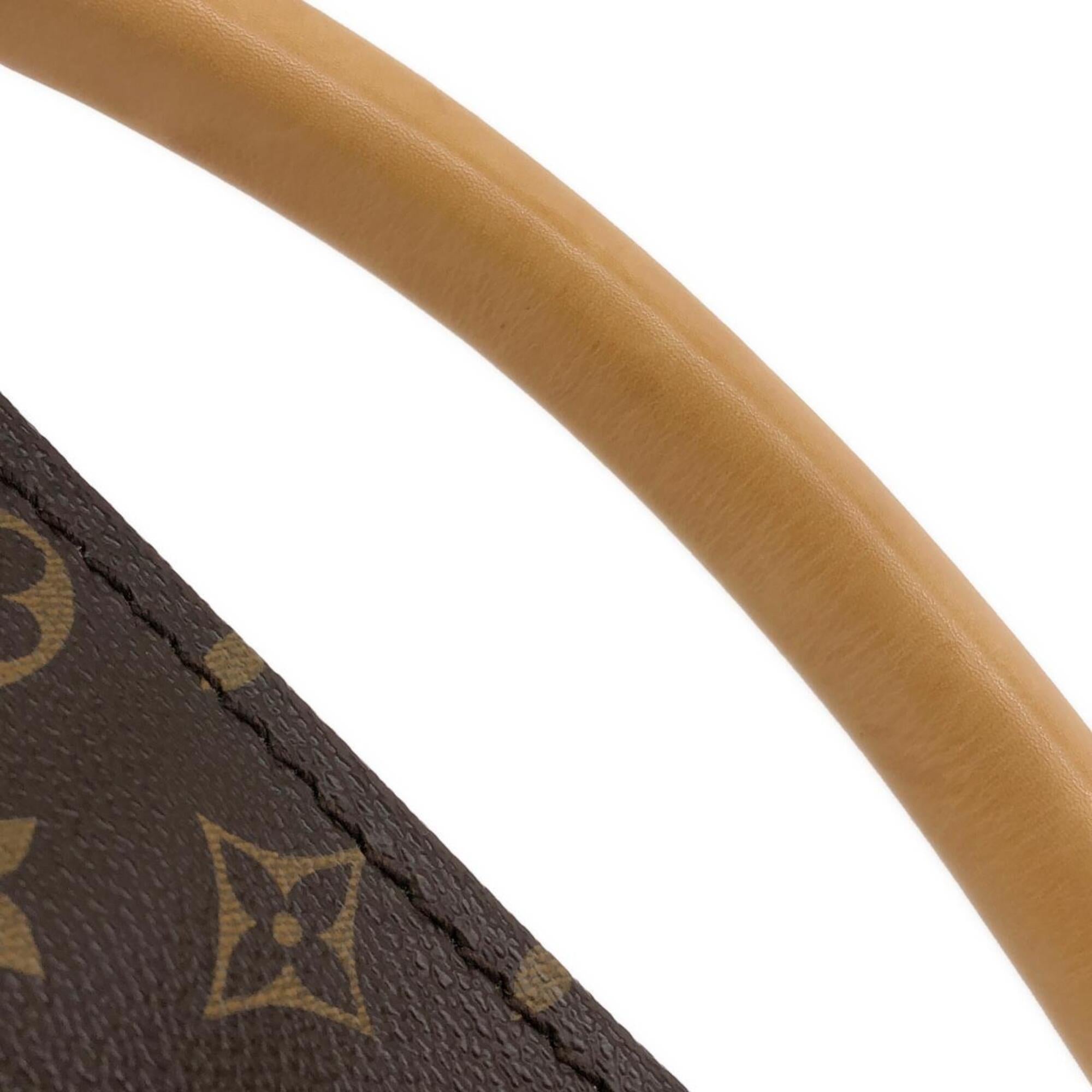 Louis Vuitton Brown Coated Canvas Shoulder Bag (Pre-Owned)