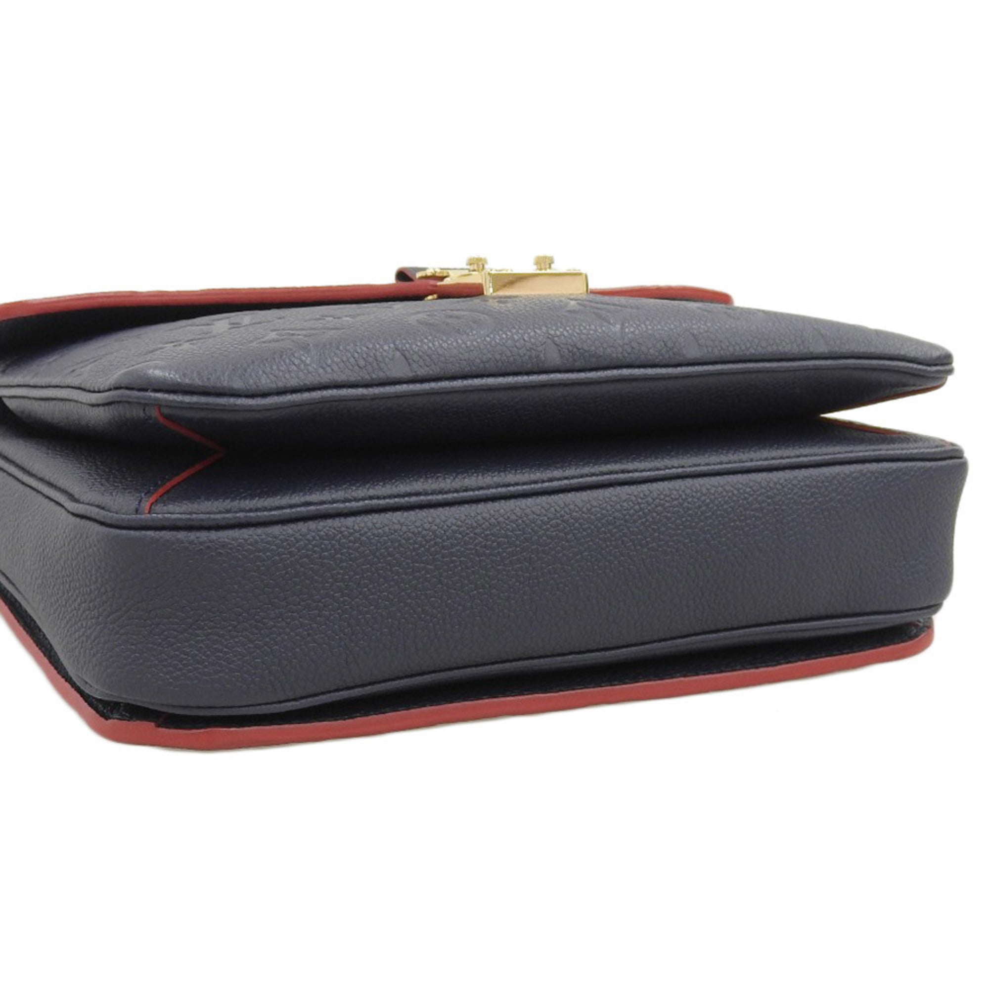 Louis Vuitton Marine Rouge Monogram Empreinte Handbag Pochette (Pre-Owned)