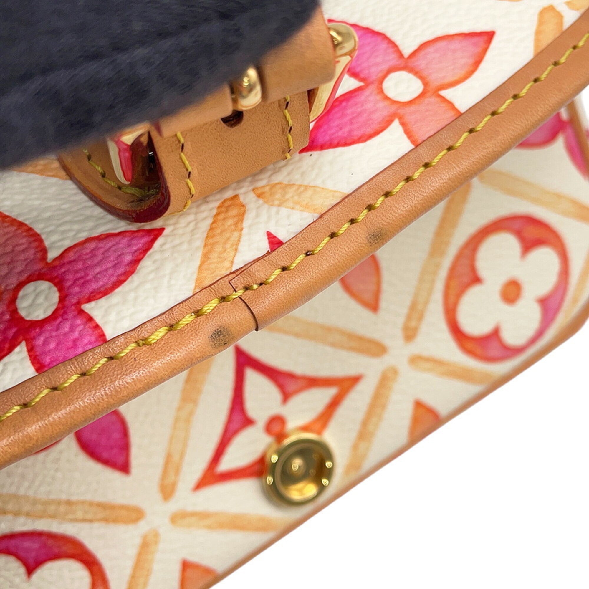Louis Vuitton Monogram White Monogram Handbag (Pre-Owned)