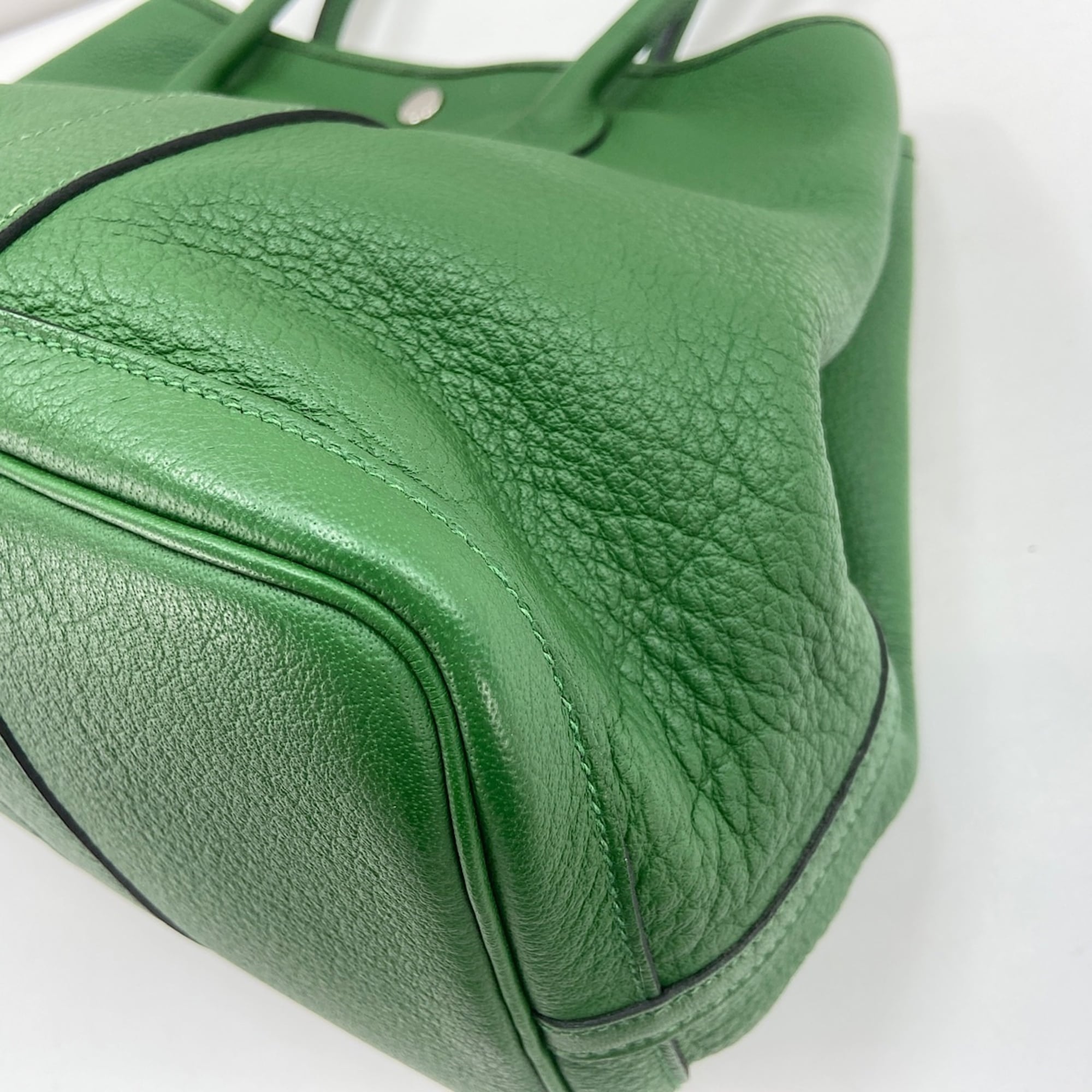 Hermes Garden Green Handbag (Pre-Owned)