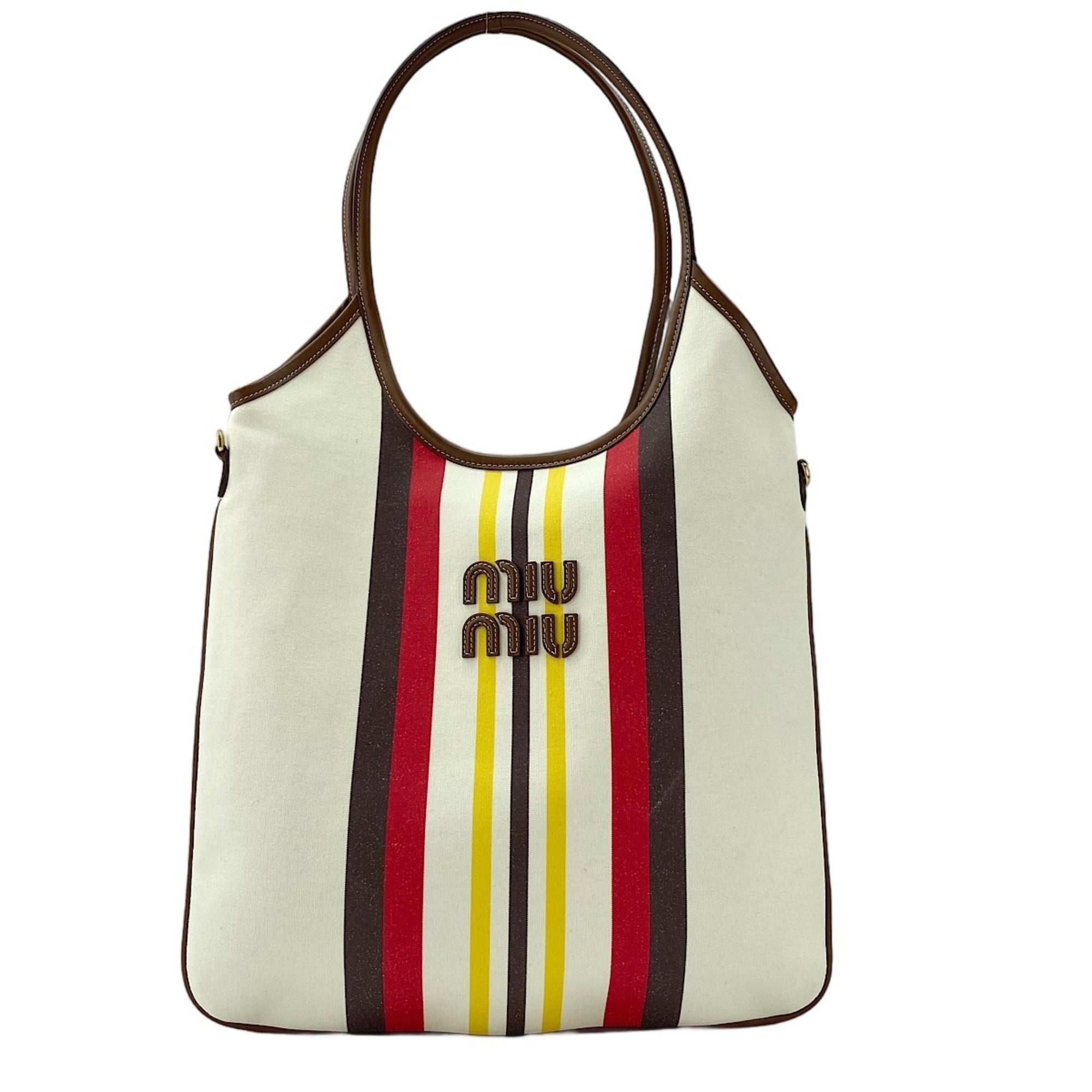 Miu Miu White Tote Bag (Pre-Owned)