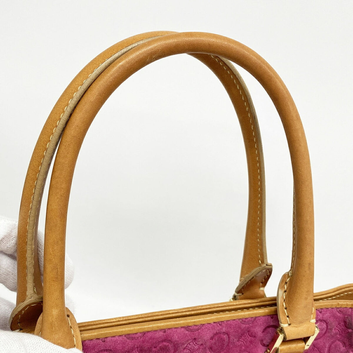 Celine Pink Suede Tote Bag (Pre-Owned)
