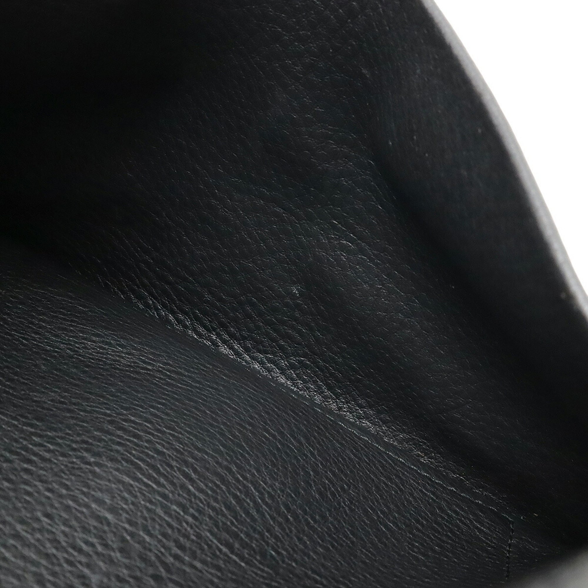 Balenciaga Black White Leather Pochette Shoulder Bag (Pre-Owned)