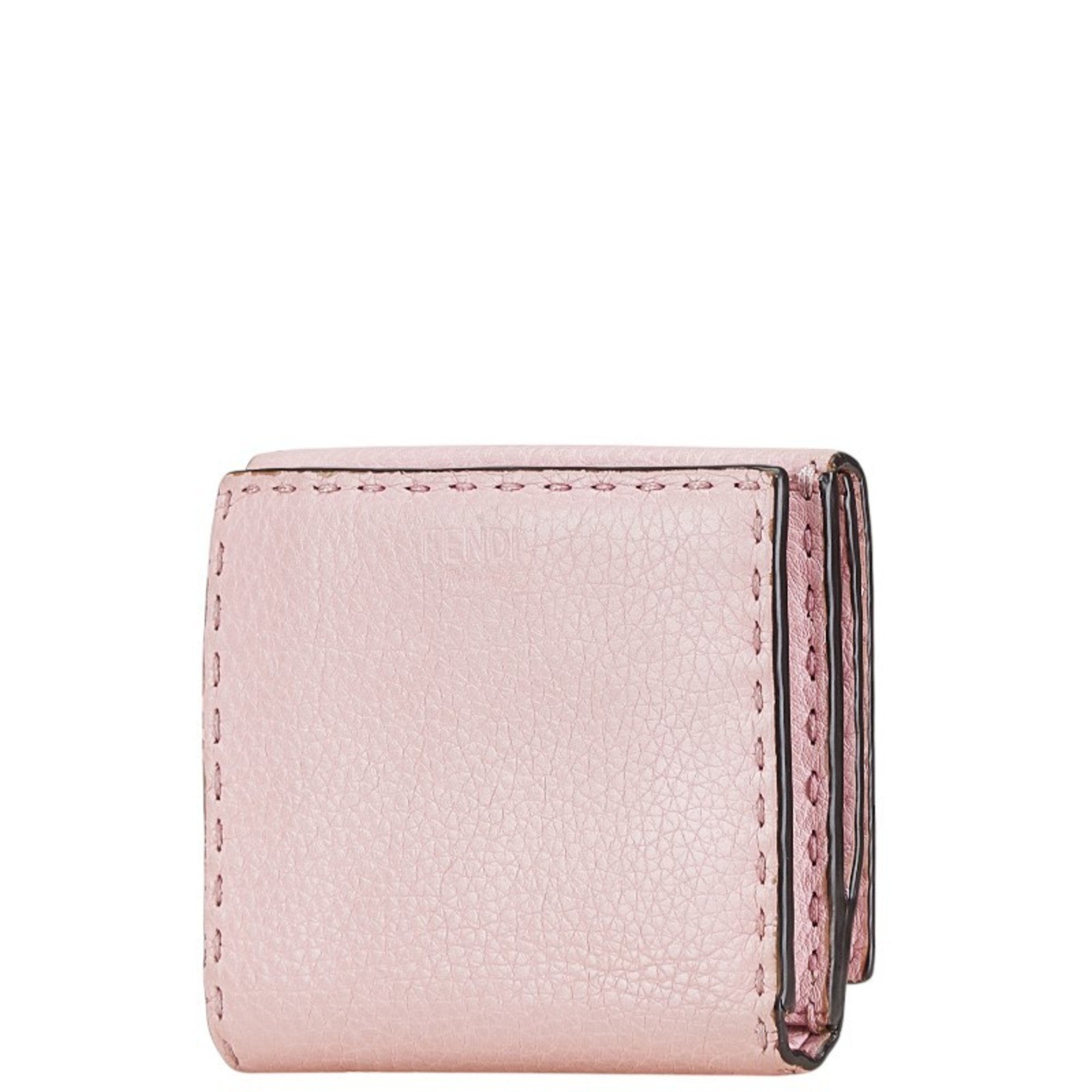 Fendi Pink Leather Wallet (Bi-Fold) (Pre-Owned)