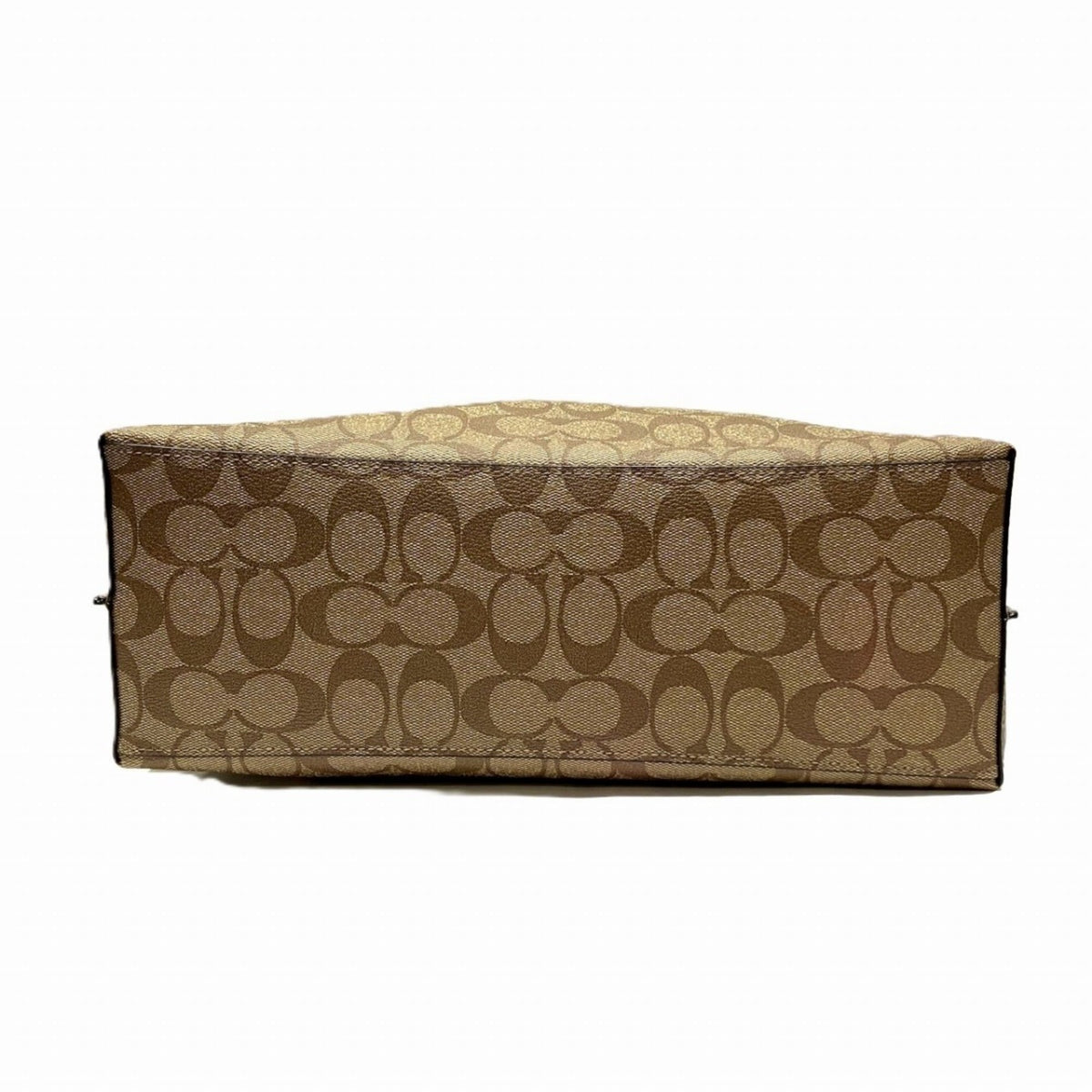 Coach Brown Signature Line Tote Bag (Pre-Owned)
