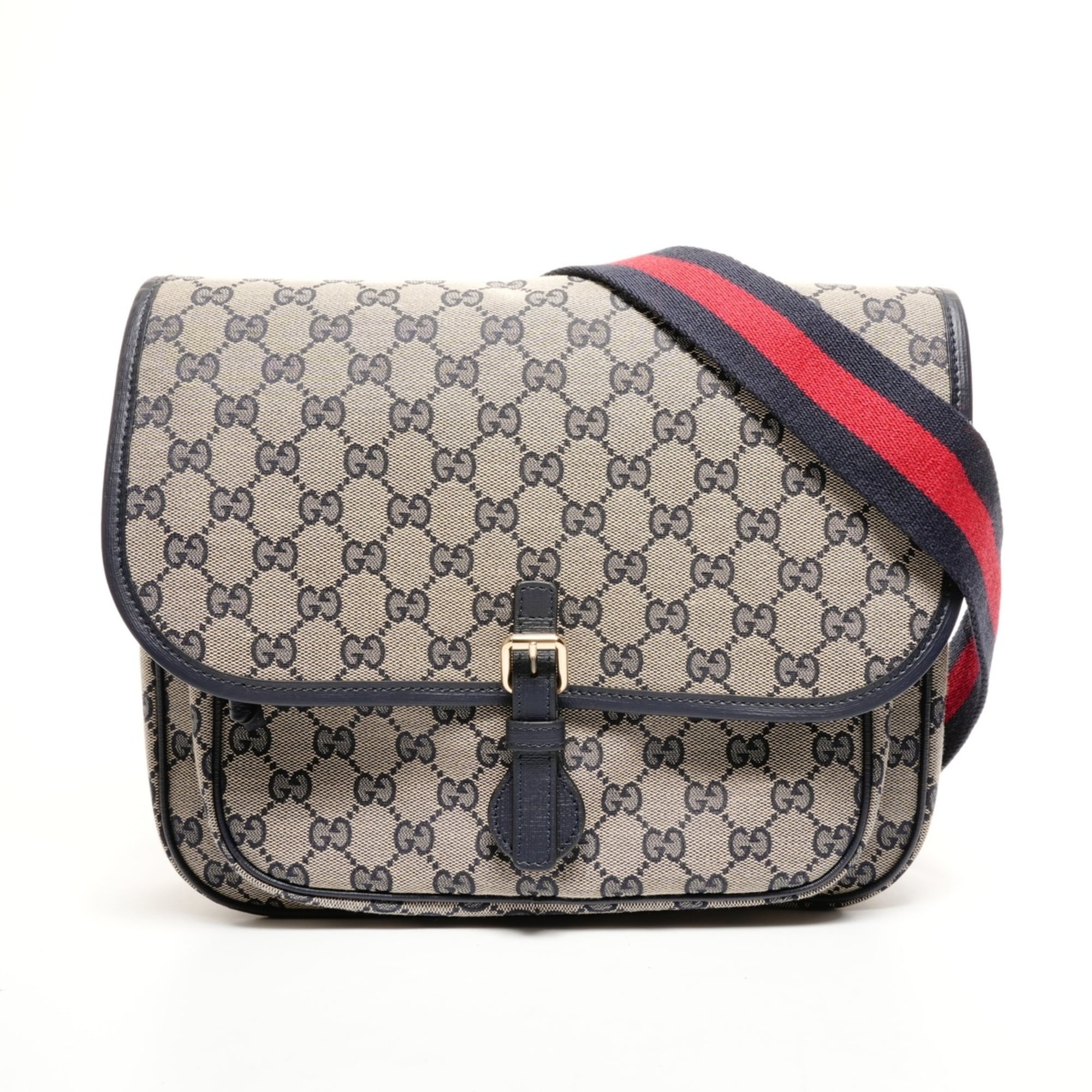 Gucci Beige Messenger Bag Shoulder Bag (Pre-Owned)