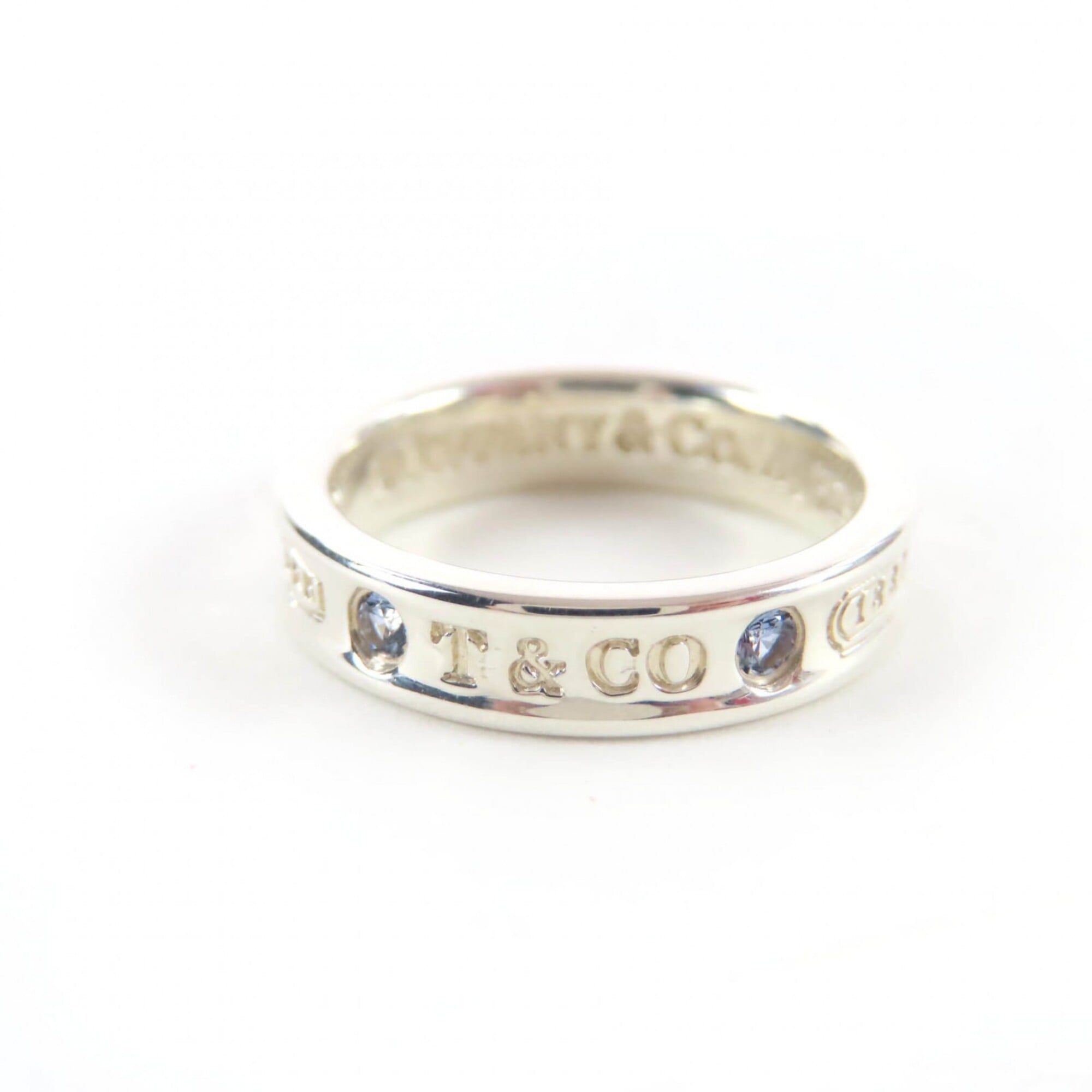 Tiffany Silver Silver 925 Band Ring (Pre-Owned)