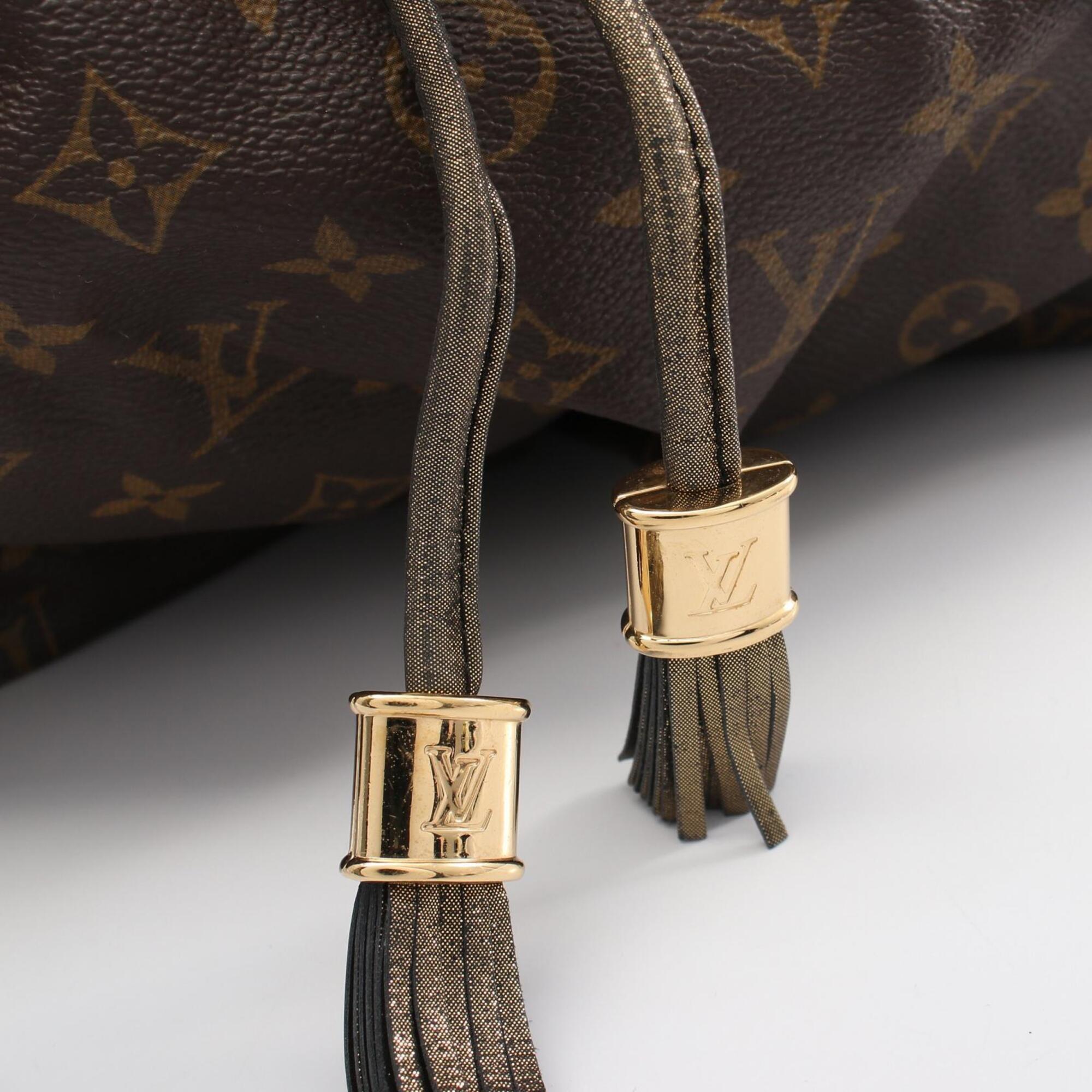 Louis Vuitton Brown Monogram Coated Canvas Handbag Tote Bag (Pre-Owned)