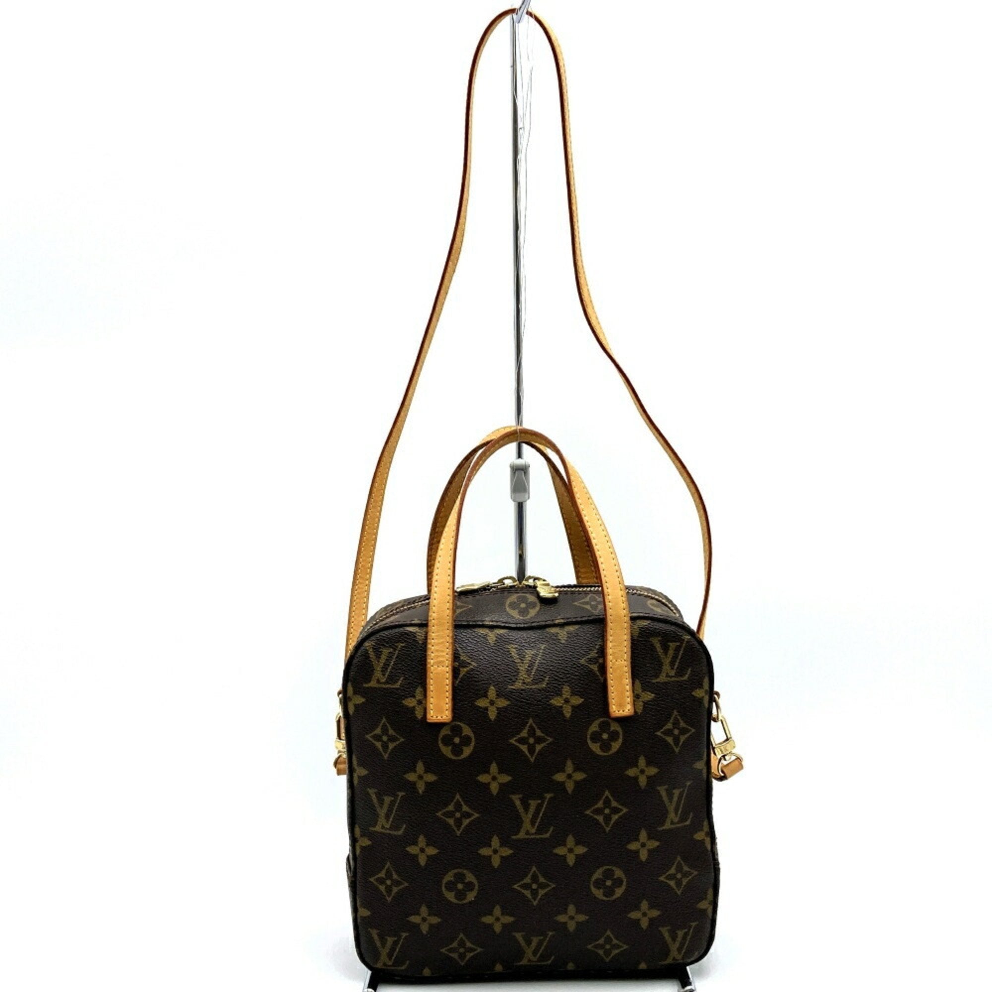 Louis Vuitton Brown Monogram Canvas Shoulder Bag (Pre-Owned)
