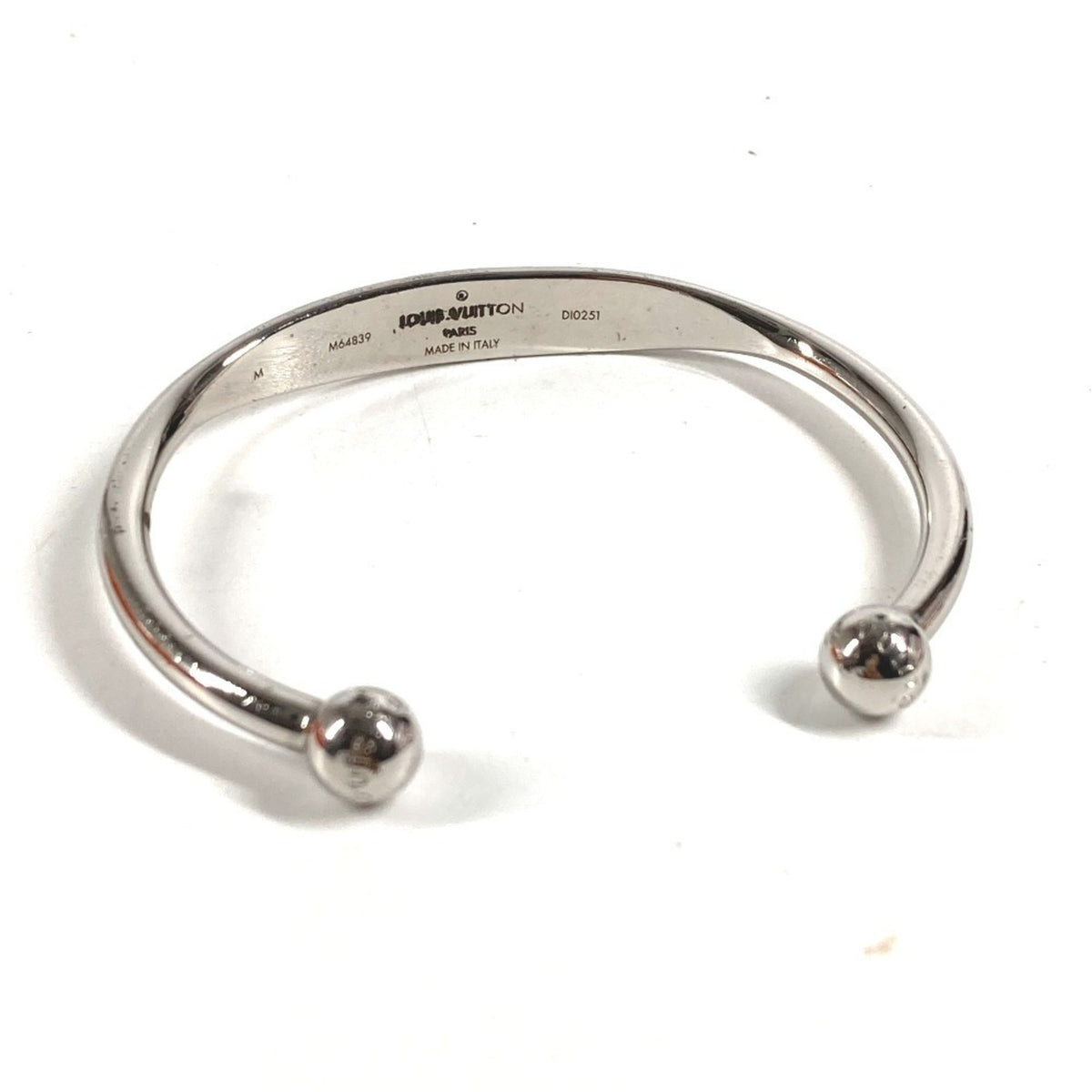 Louis Vuitton Silver Metal Charm Bracelet (Pre-Owned)