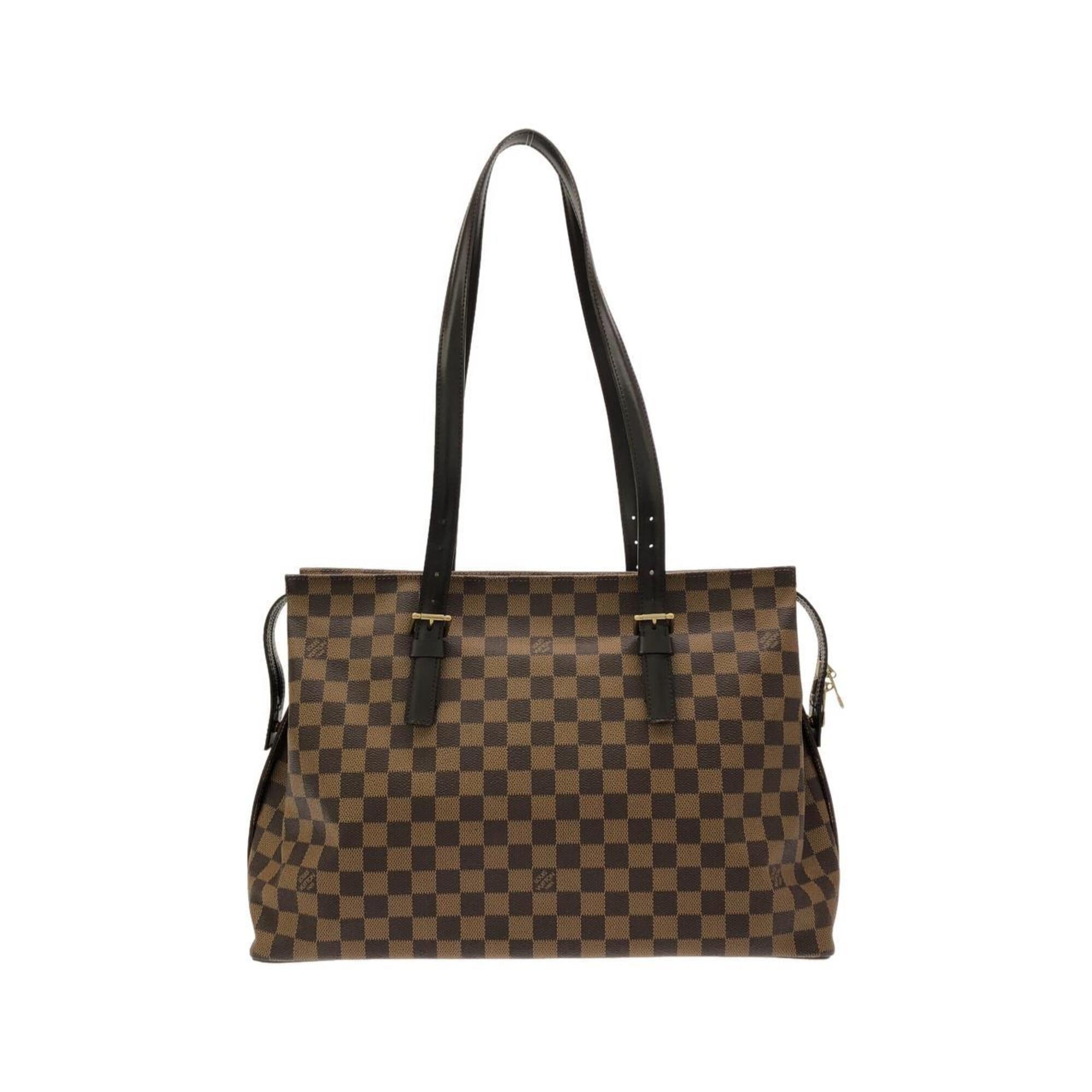 Louis Vuitton Brown Coated Canvas Shoulder Bag (Pre-Owned)