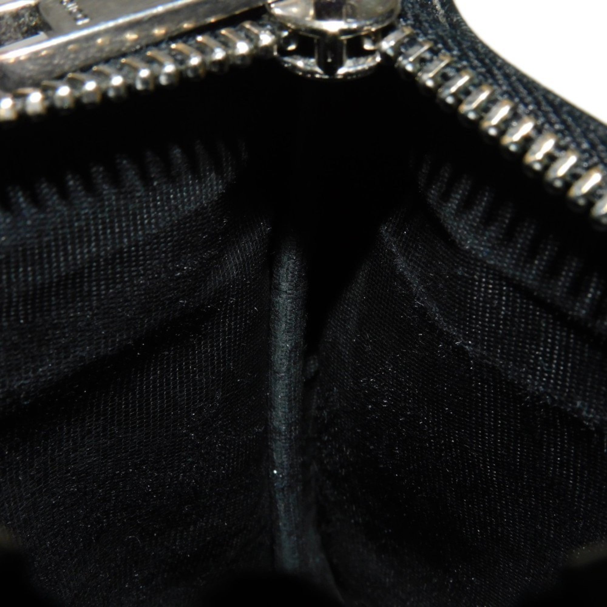 Gucci Black Yellow Nylon Leather Coin Purse/Coin Case (Pre-Owned)