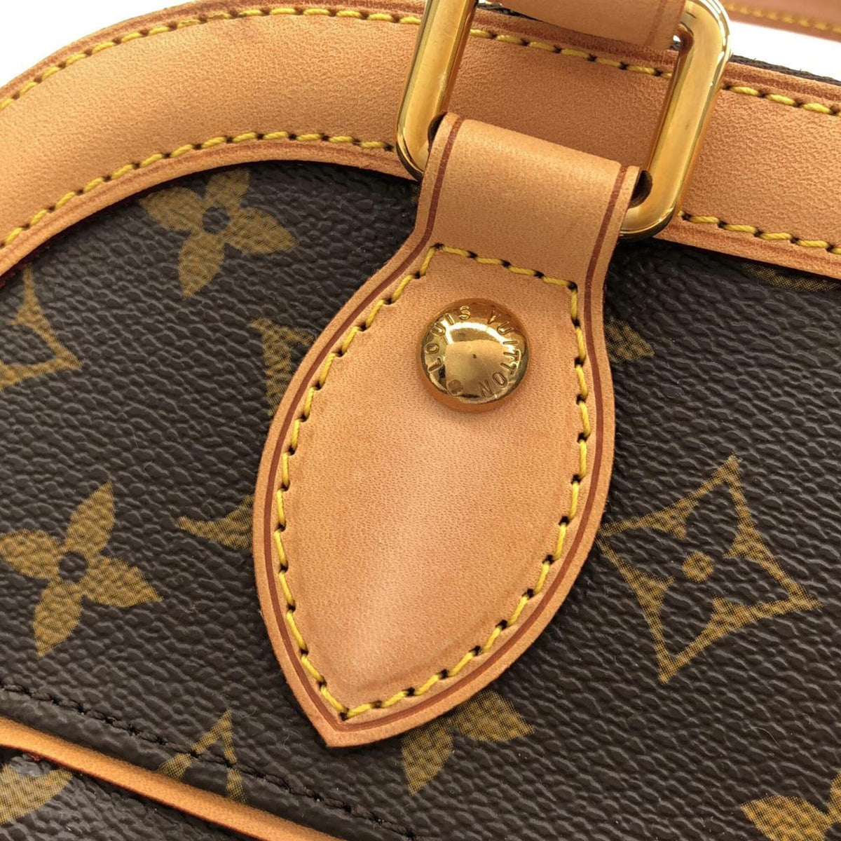 Louis Vuitton Marron Coated Canvas Handbag (Pre-Owned)