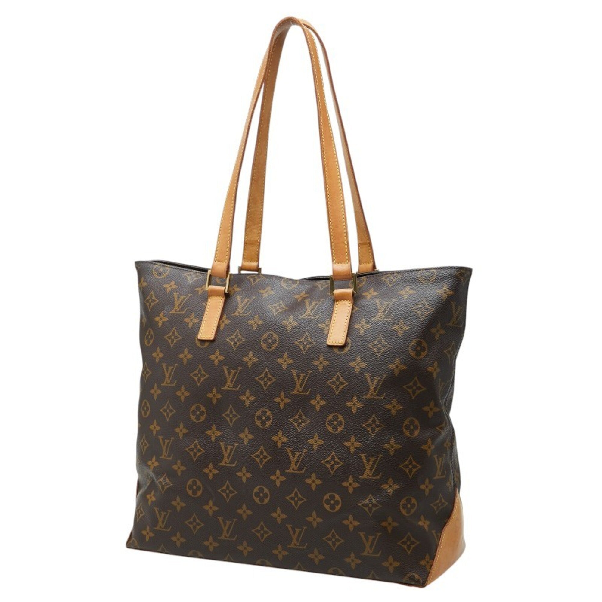 Louis Vuitton Brown Pvc Leather Tote Bag (Pre-Owned)