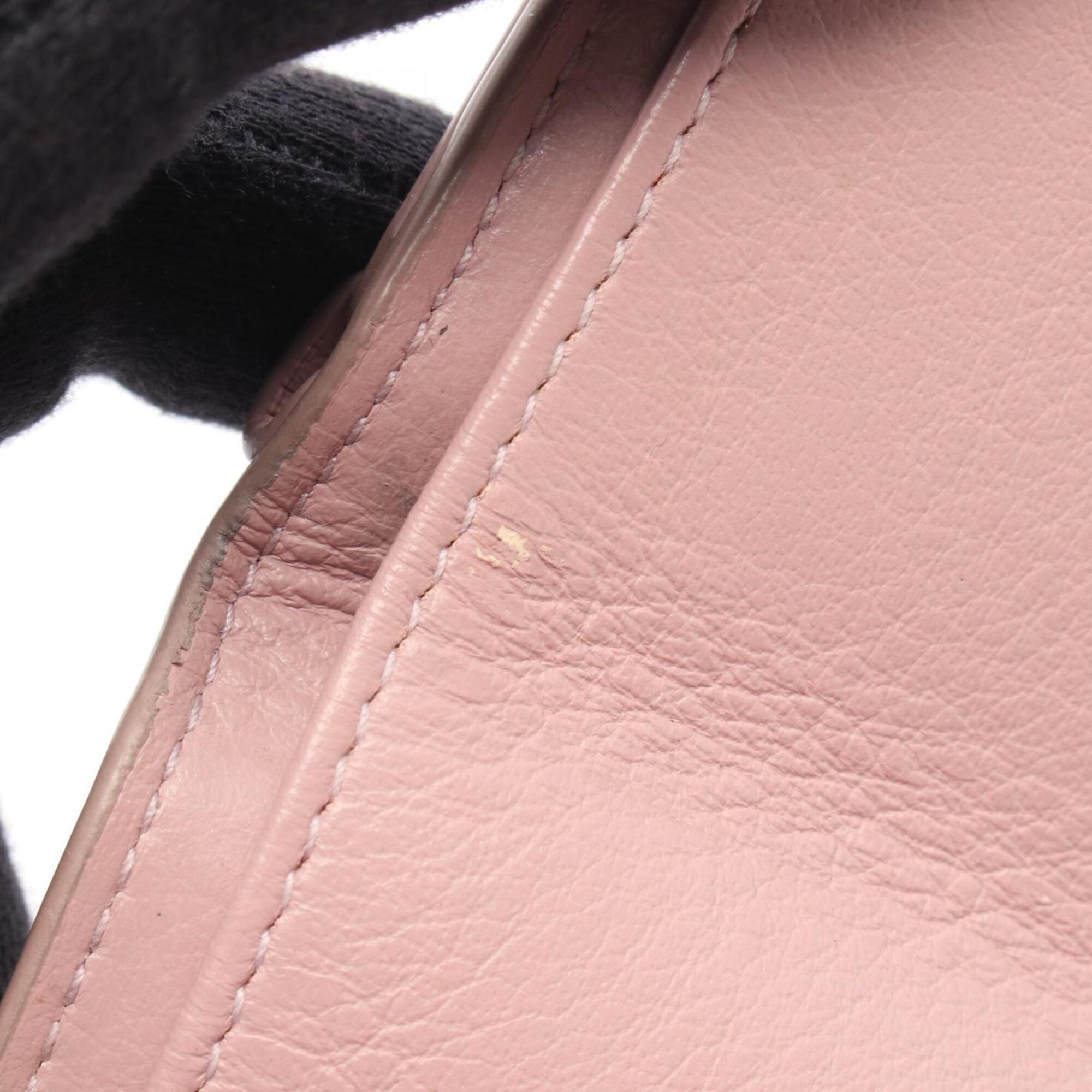 Balenciaga Pink Leather Wallet (Tri-Fold) (Pre-Owned)