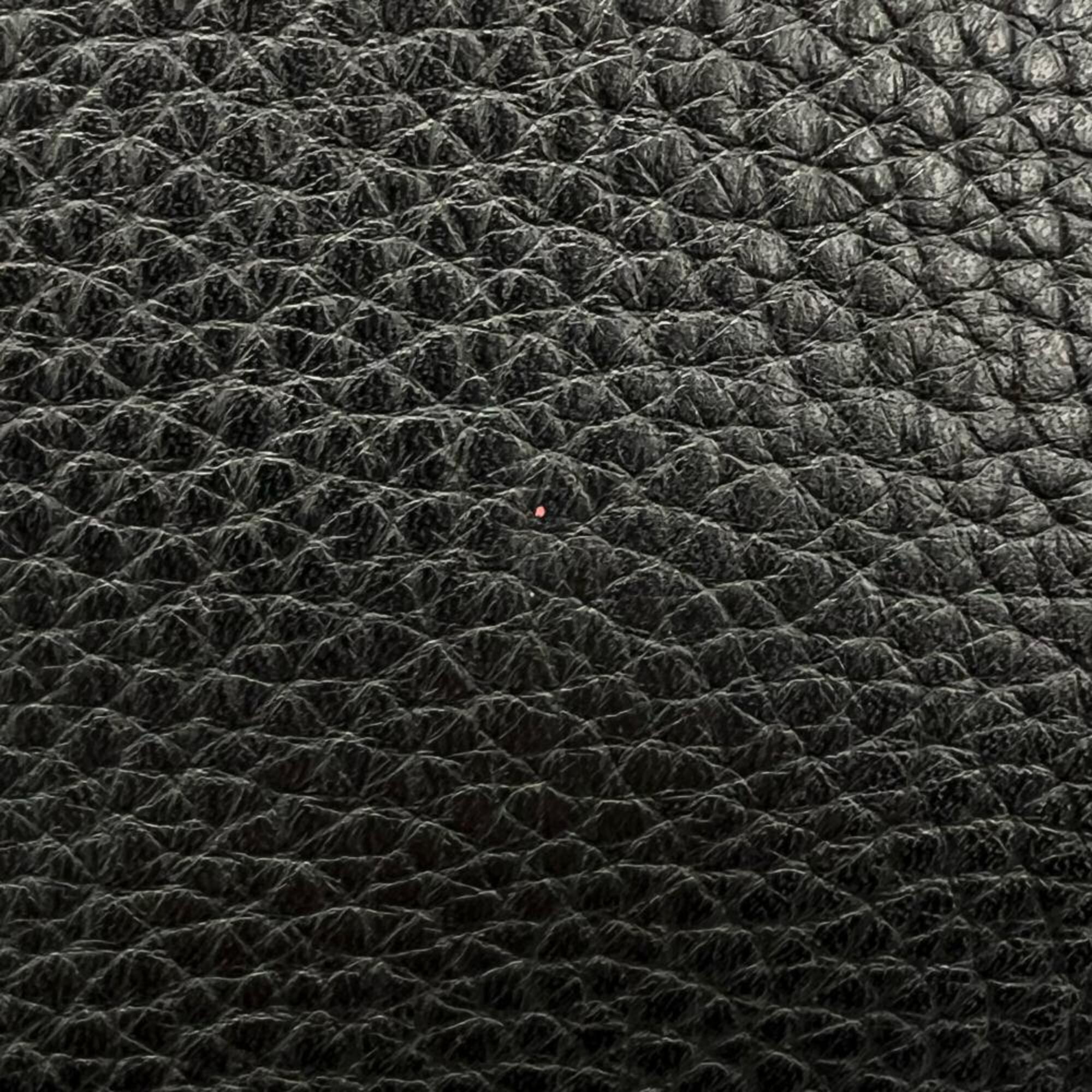 Hermes Black Taurillon Clemence Leather Handbag (Pre-Owned)
