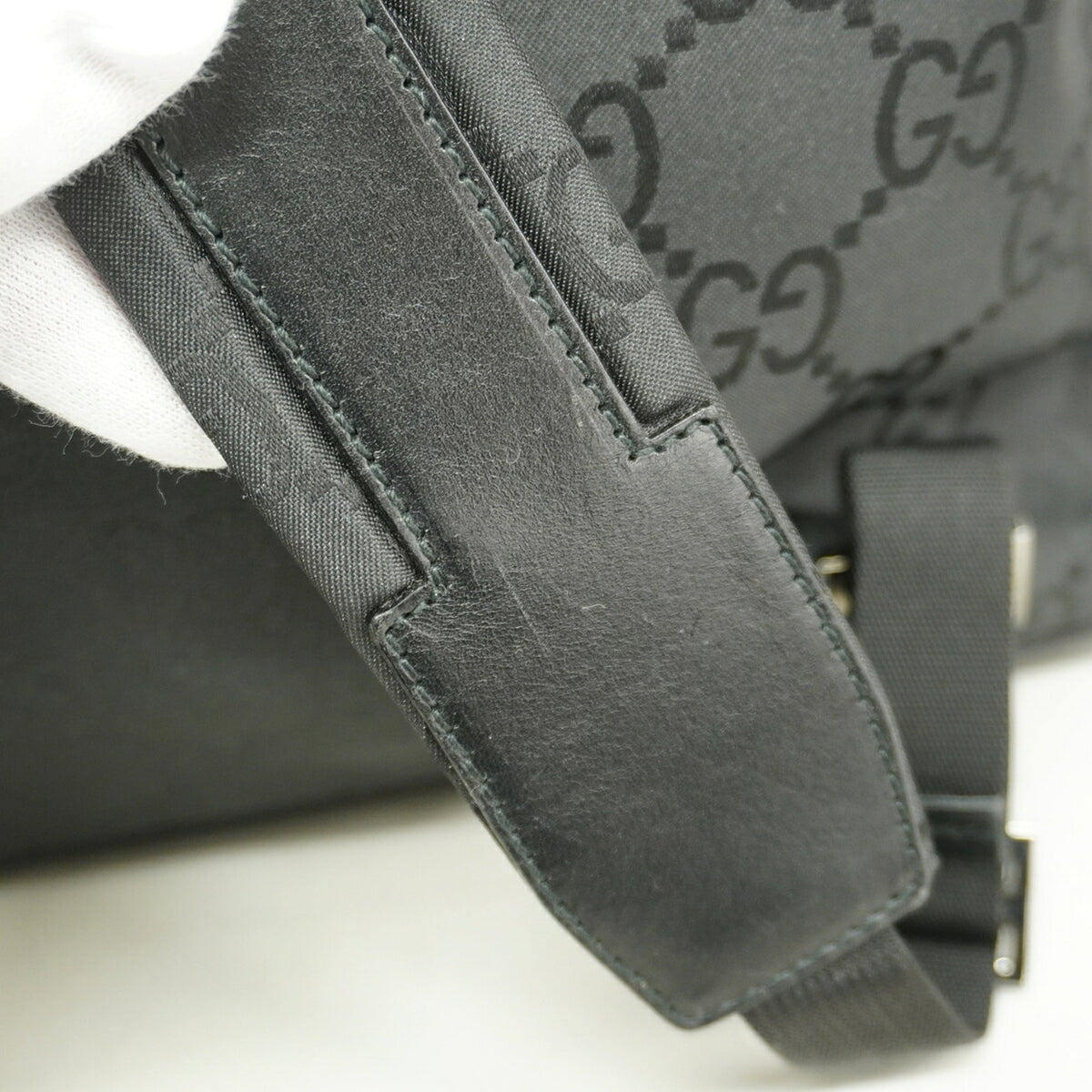 Gucci Black Nylon Backpack (Pre-Owned)