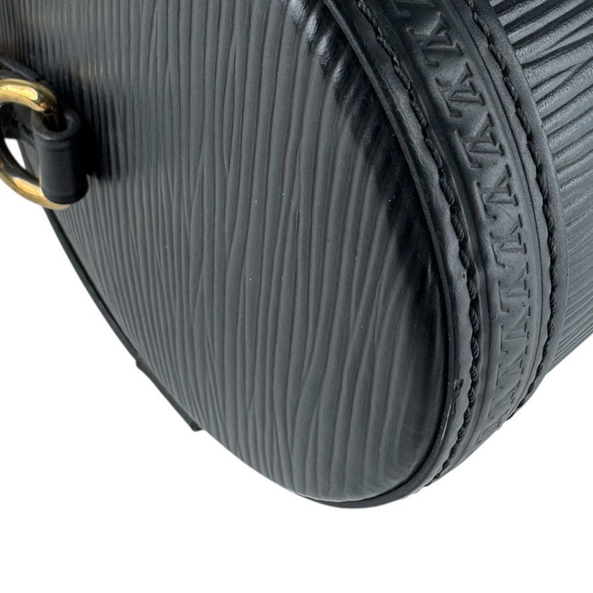 Louis Vuitton Black Epi Leather Handbag Shoulder Bag (Pre-Owned)