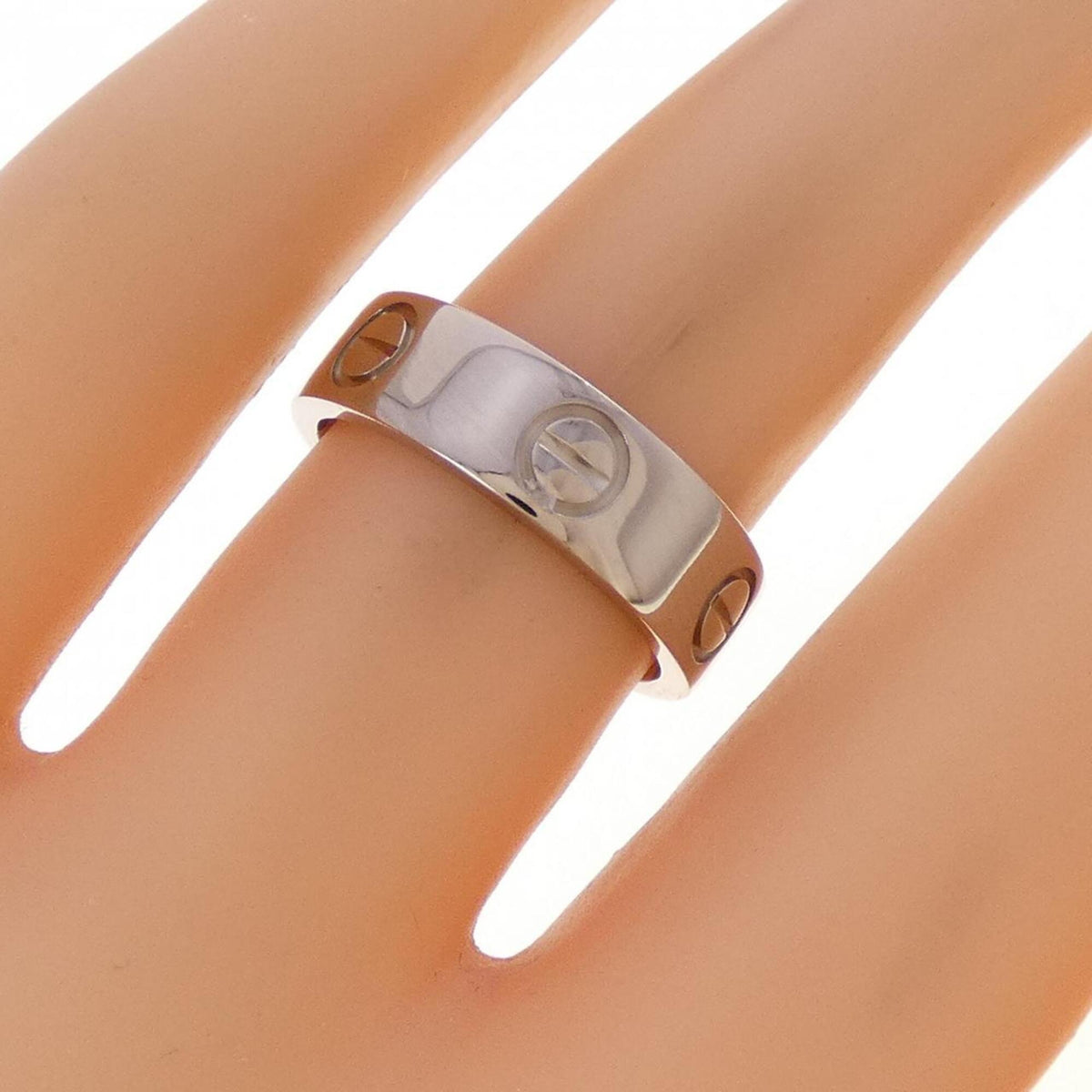 Cartier Love White Gold (18K) Band Ring (Pre-Owned)