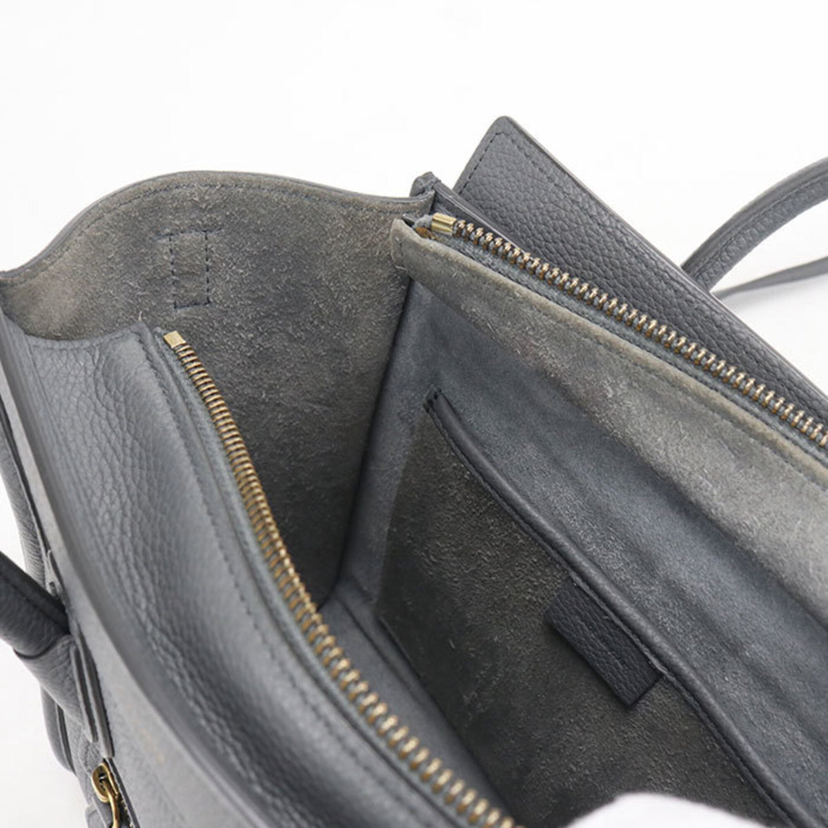 Celine Gray Leather Handbag (Pre-Owned)