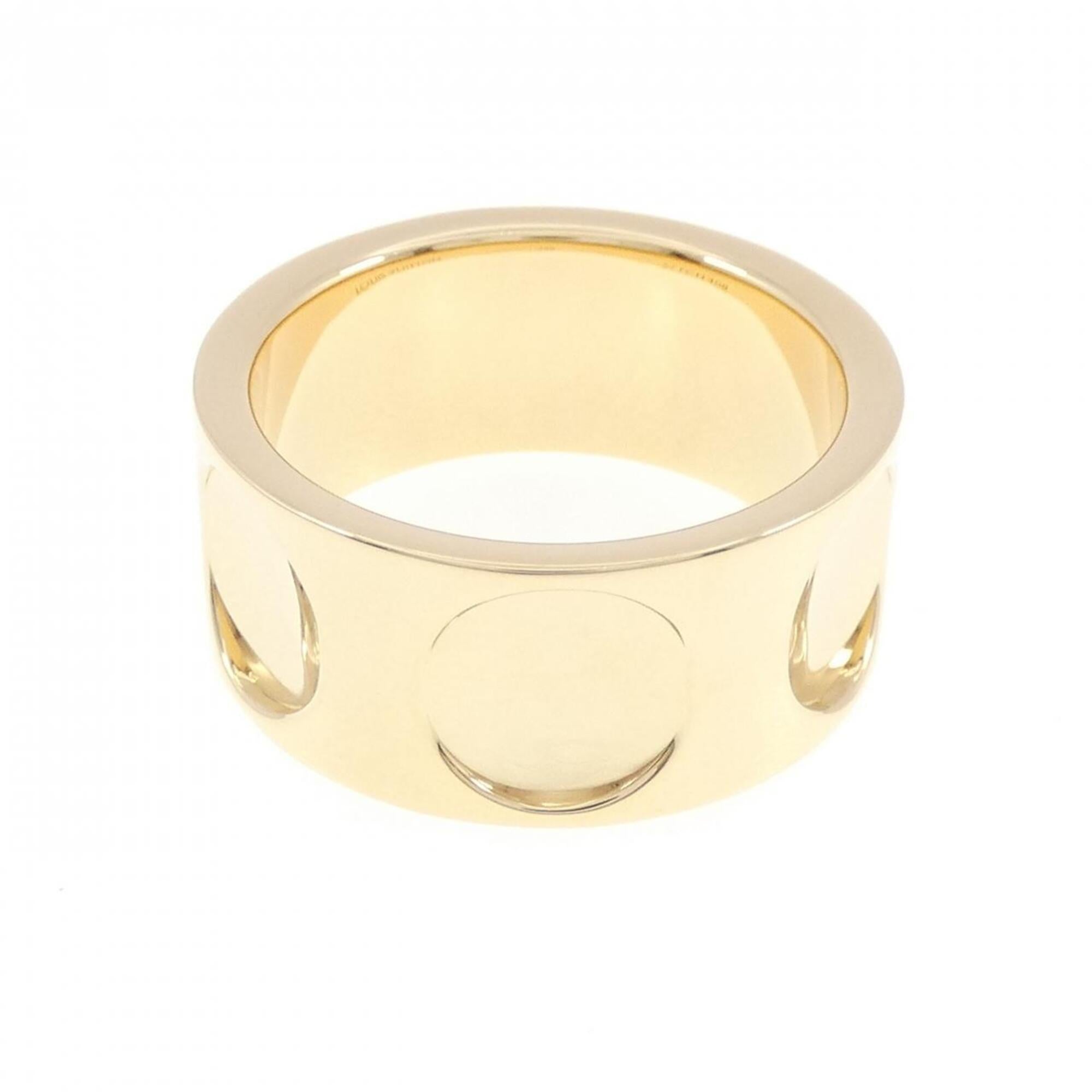 Louis Vuitton Yellow Gold Yellow Gold (18K) Band Ring (Pre-Owned)