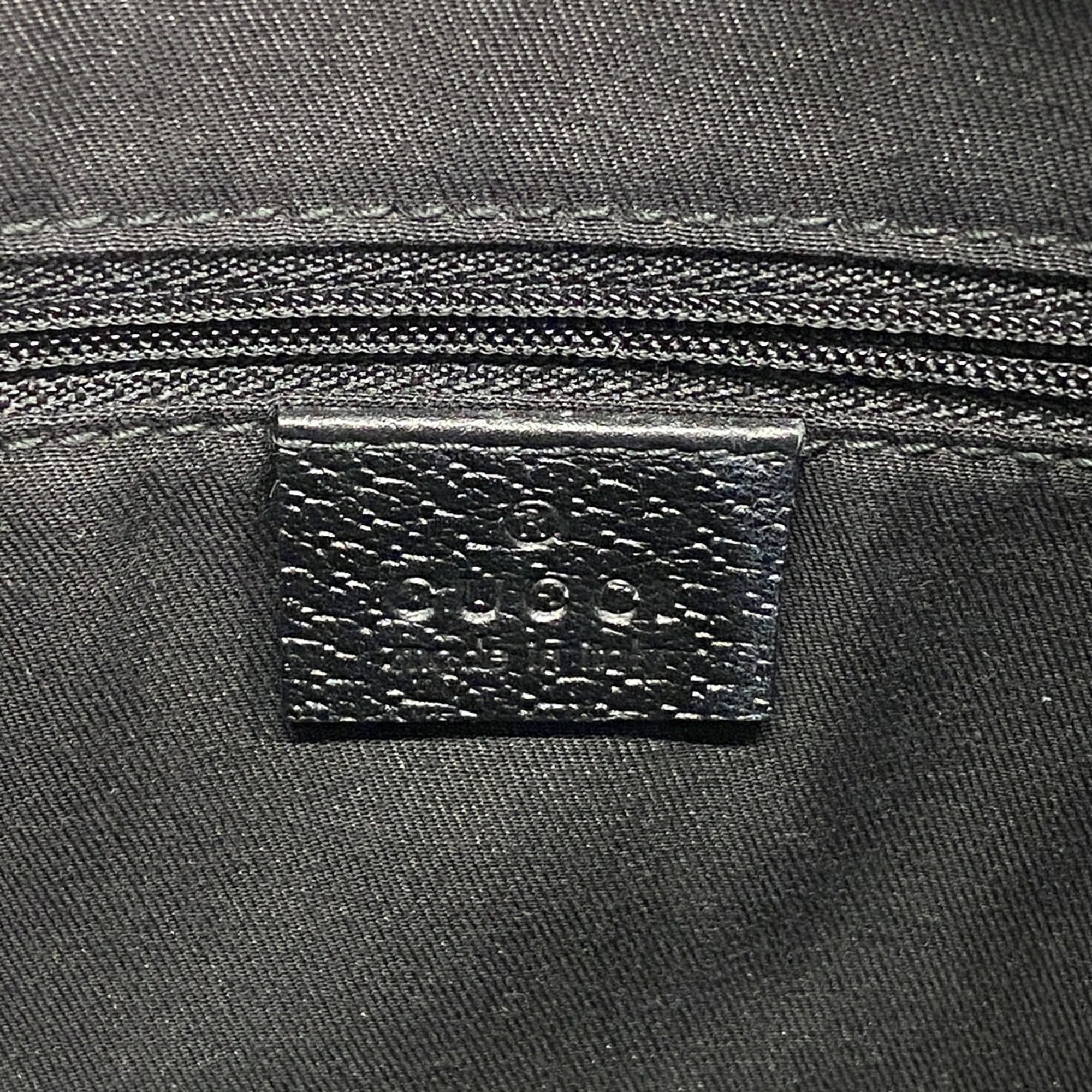 Gucci Black Leather Shoulder Bag (Pre-Owned)
