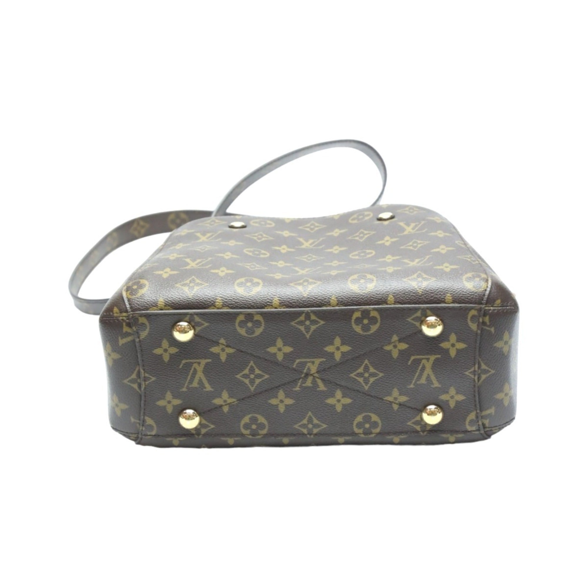 Louis Vuitton Brown Monogram Canvas Handbag Shoulder Bag (Pre-Owned)