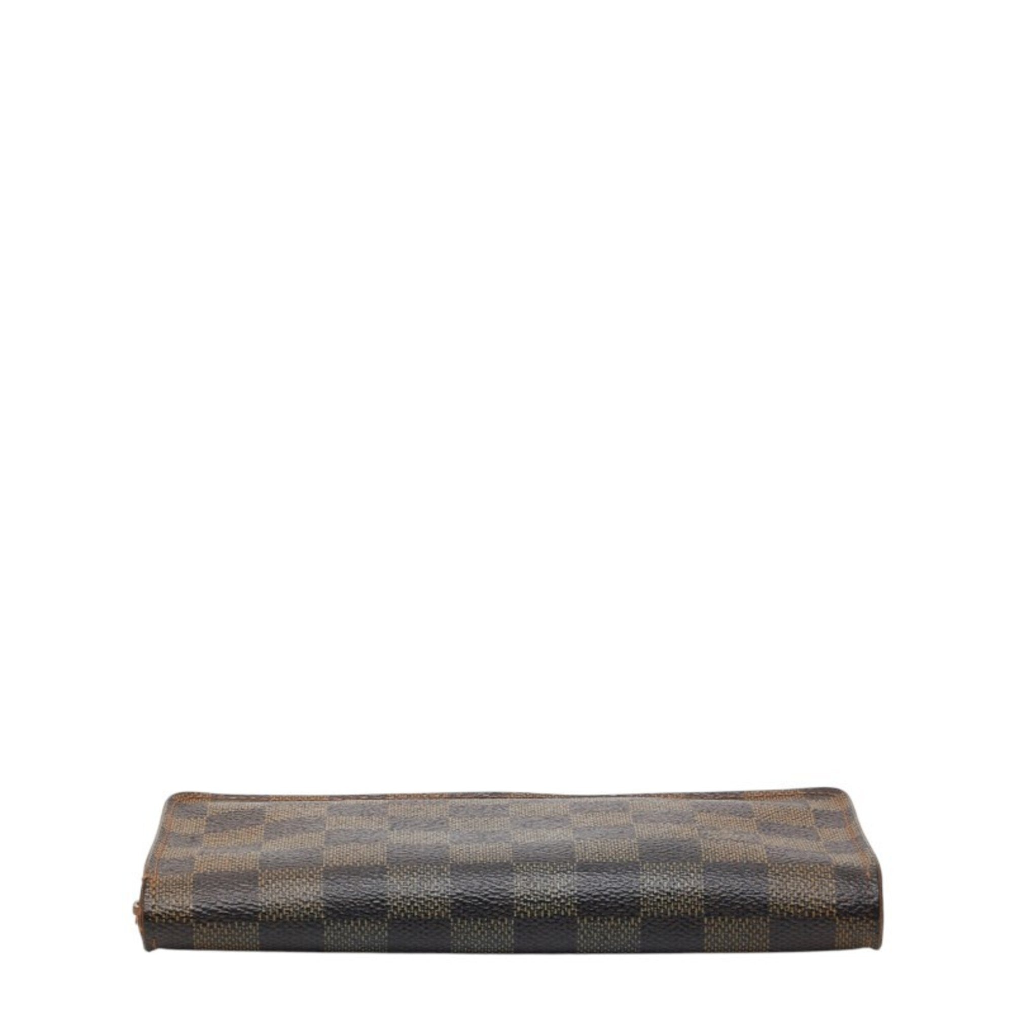 Louis Vuitton Brown Pvc Leather Long Wallet (Bi-Fold) (Pre-Owned)