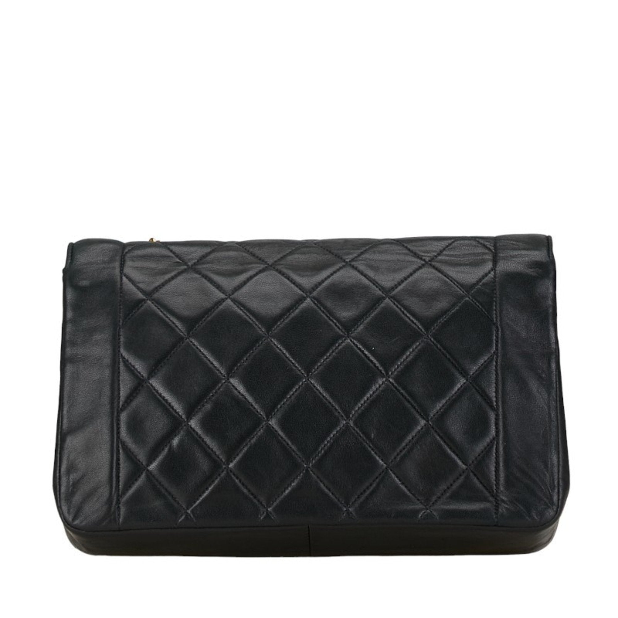 Chanel Black Leather Shoulder Bag (Pre-Owned)