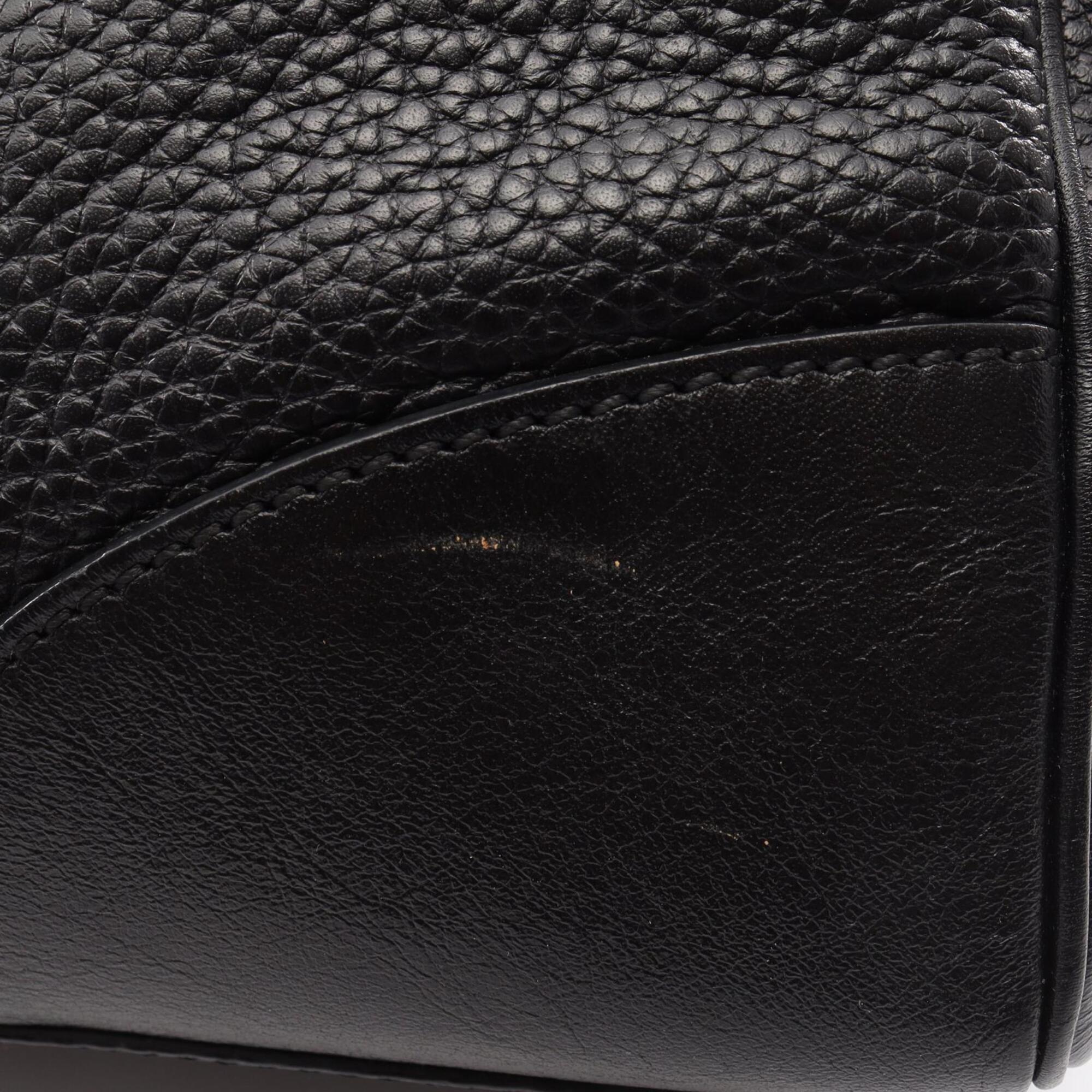 Celine Black Leather Handbag Tote Bag (Pre-Owned)