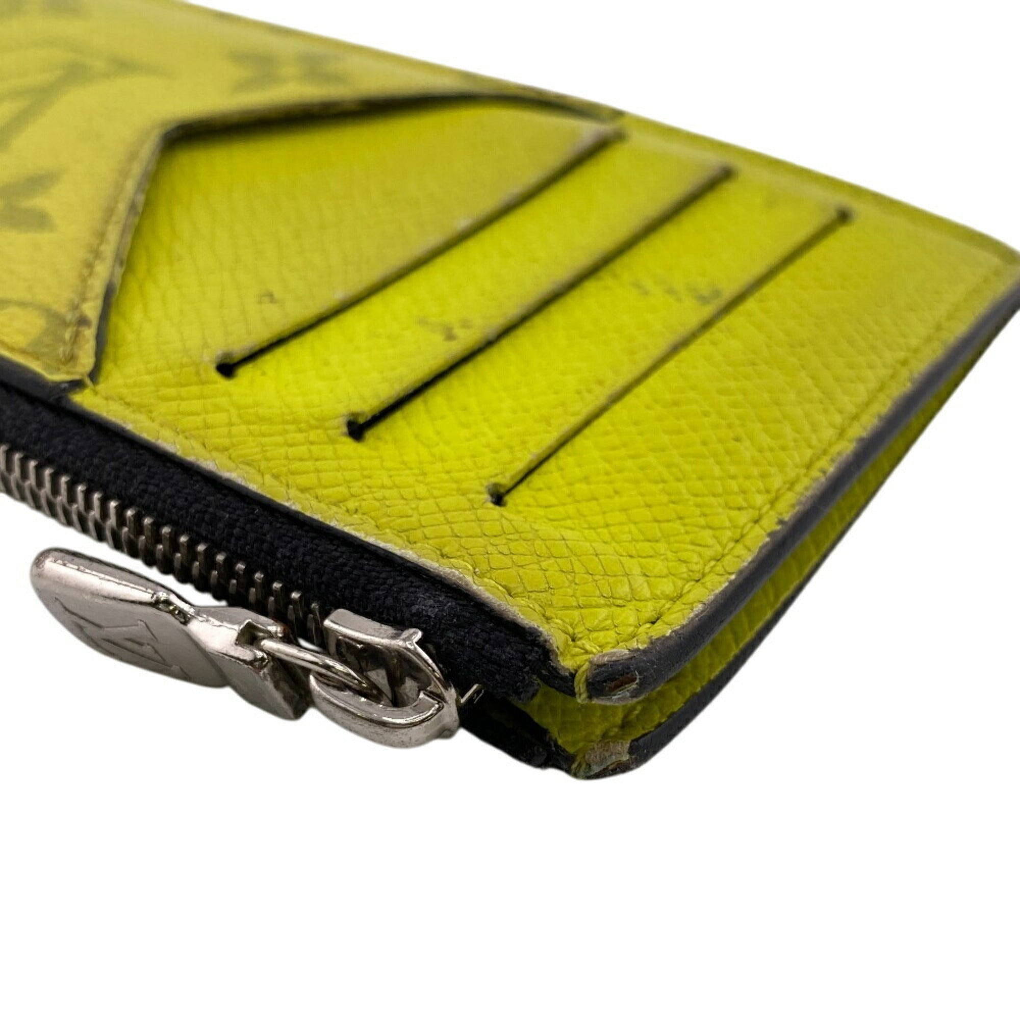 Louis Vuitton Yellow Taigarama Wallet (Bi-Fold) (Pre-Owned)