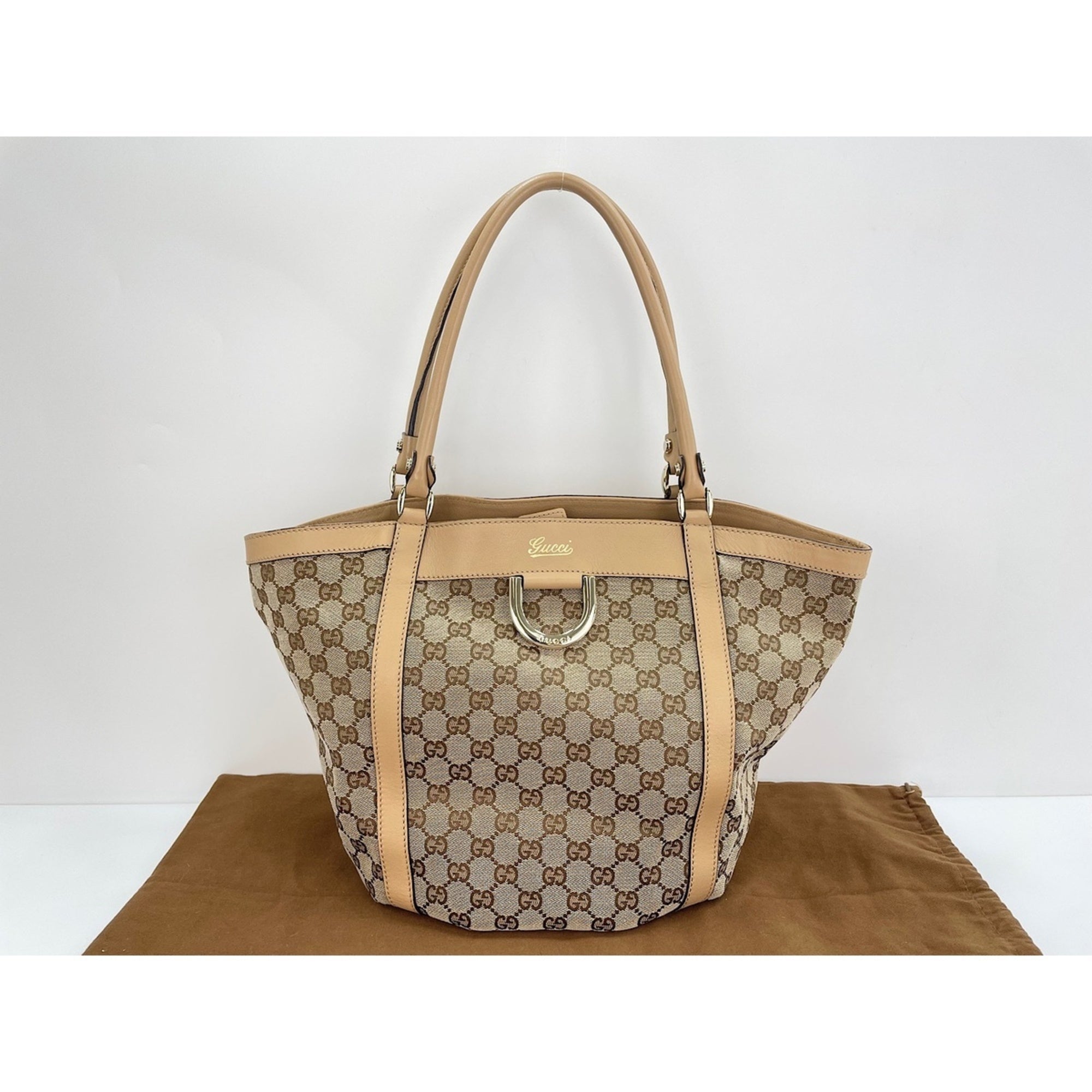 Gucci Beige Tote Bag (Pre-Owned)