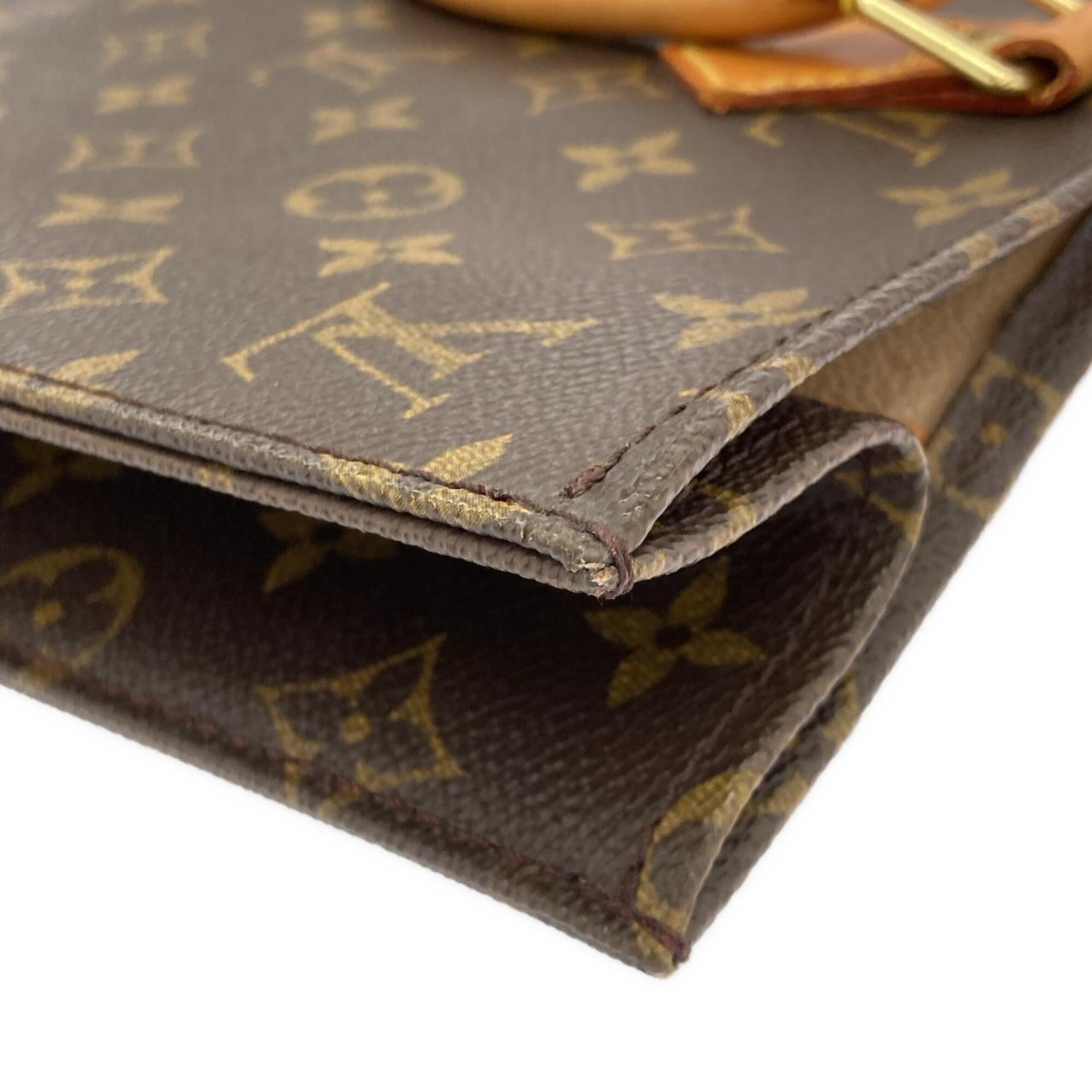 Louis Vuitton Marron Coated Canvas Handbag (Pre-Owned)