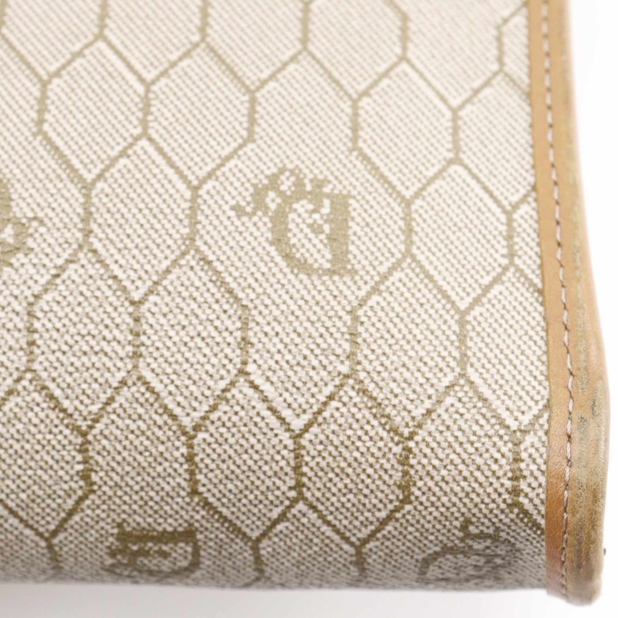 Christian Dior Beige Pvc Shoulder Bag (Pre-Owned)