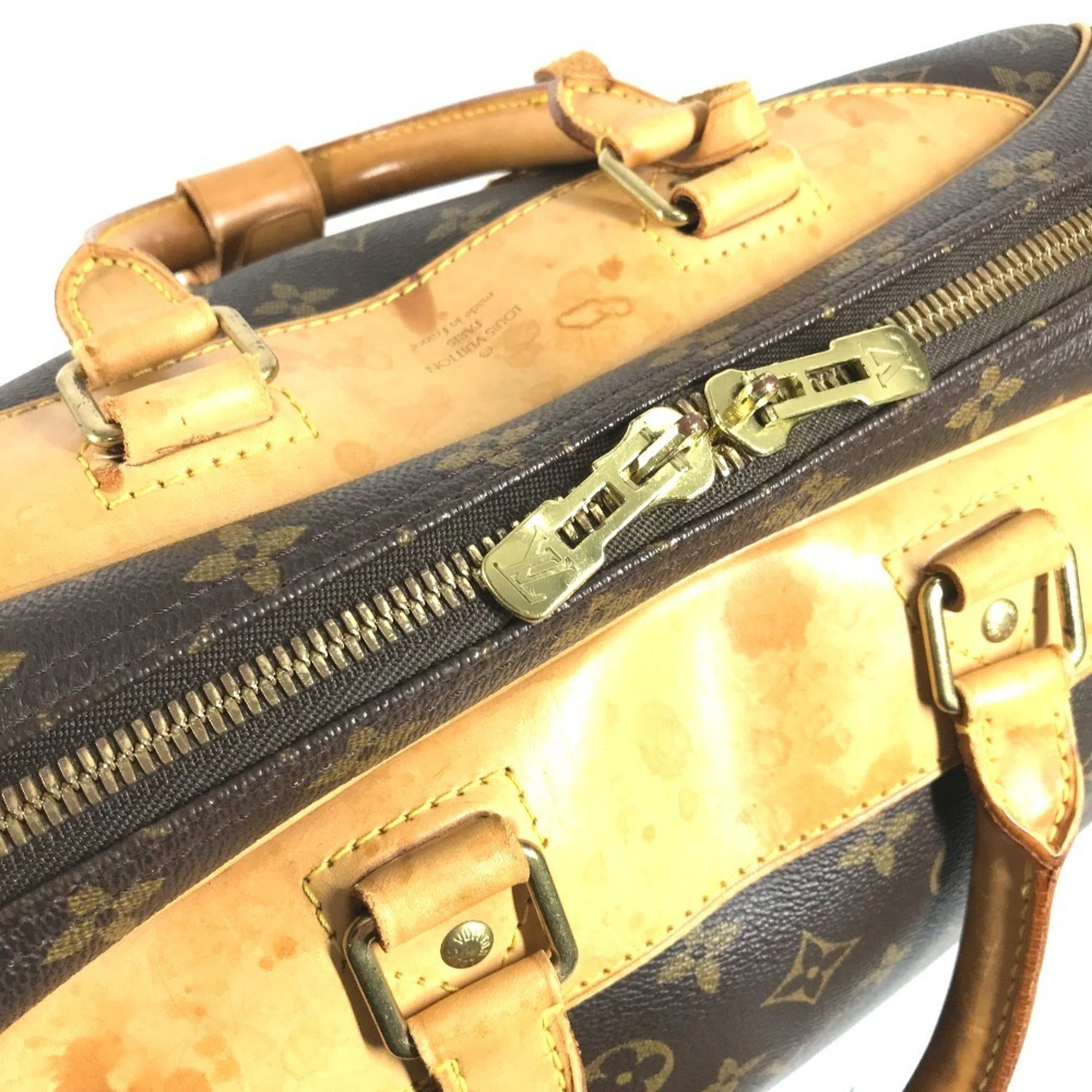 Louis Vuitton Monogram Brown Monogram Boston Bag Handbag Tote Bag (Pre-Owned)