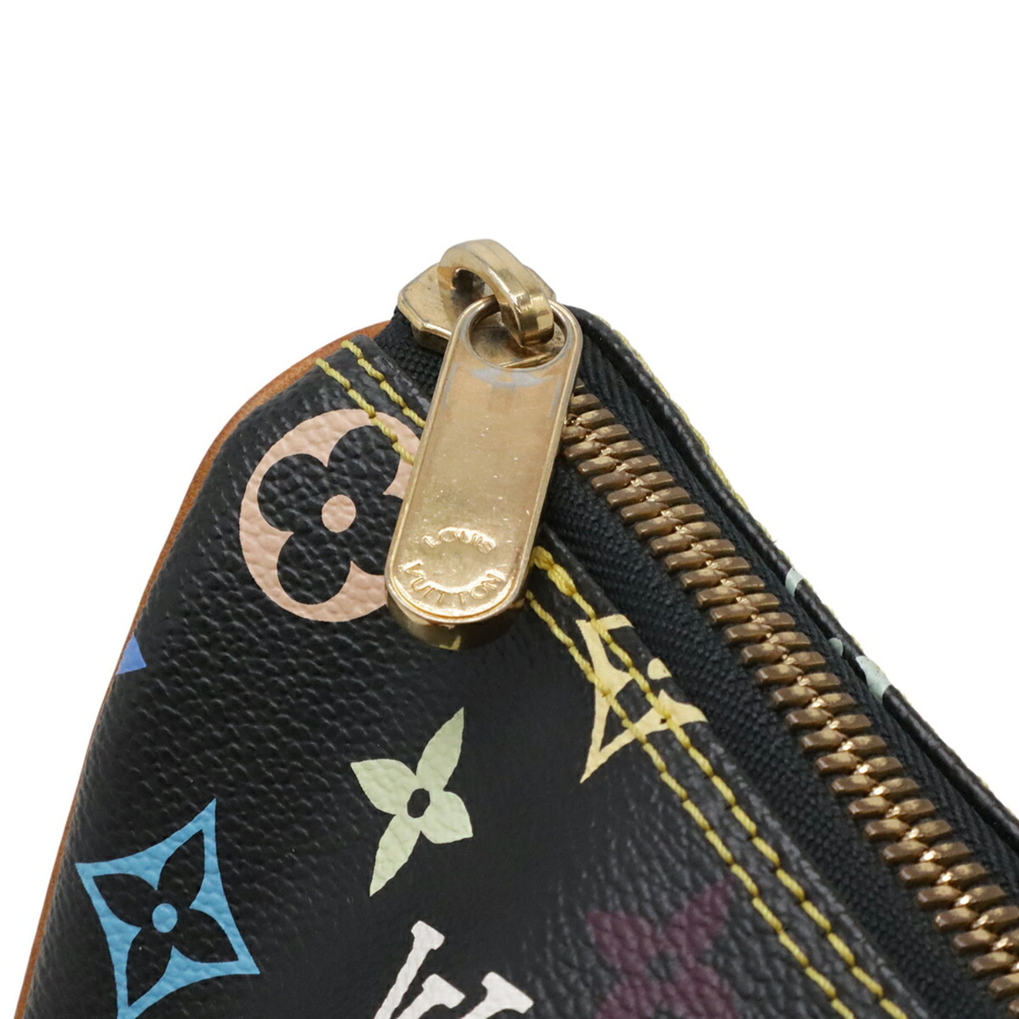 Louis Vuitton Black Monogram Multi-Color Noir Monogram Multicolore Handbag Shoulder Bag (Pre-Owned)