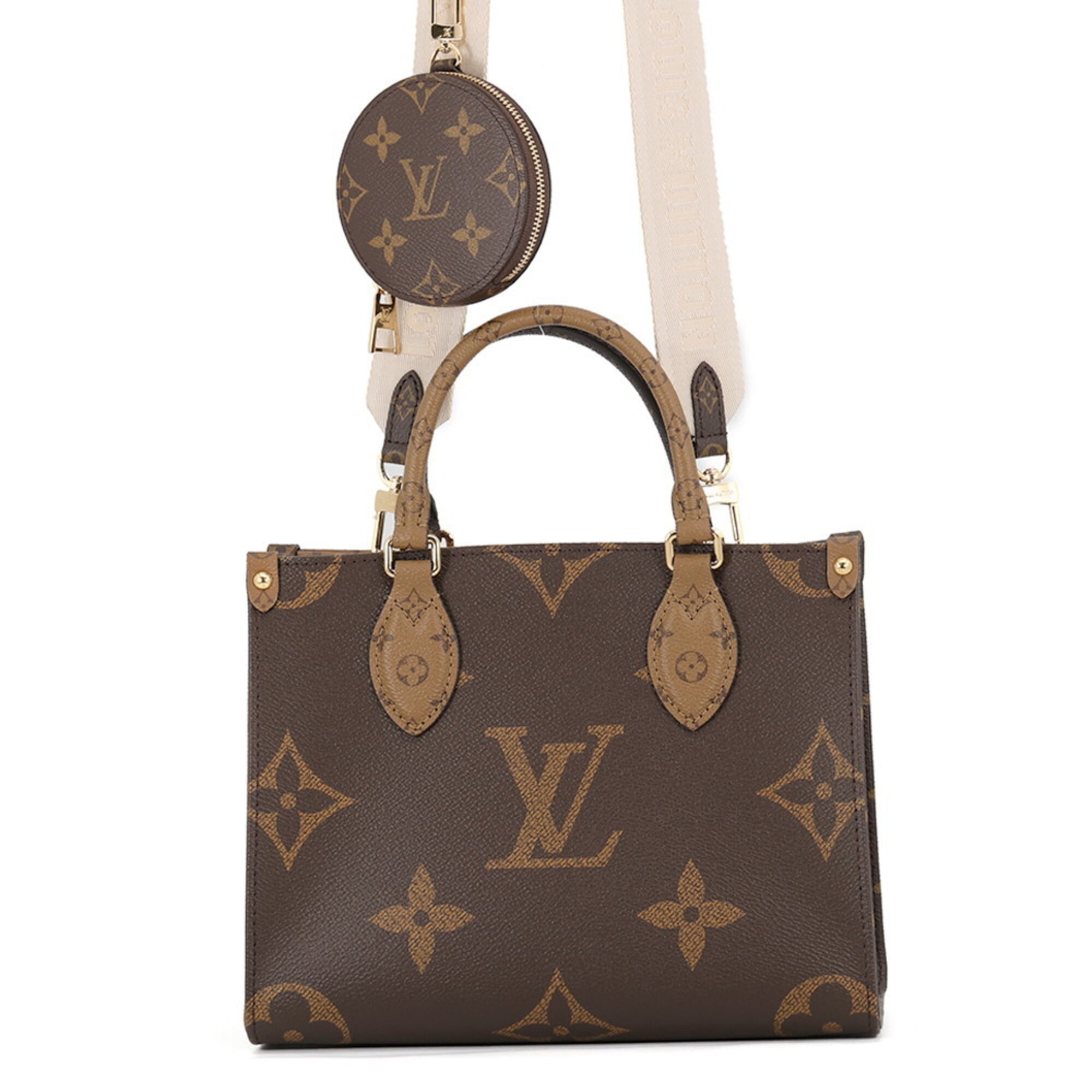 Louis Vuitton Monogram Reverse Red Color Monogram Reverse Handbag Shoulder Bag (Pre-Owned)
