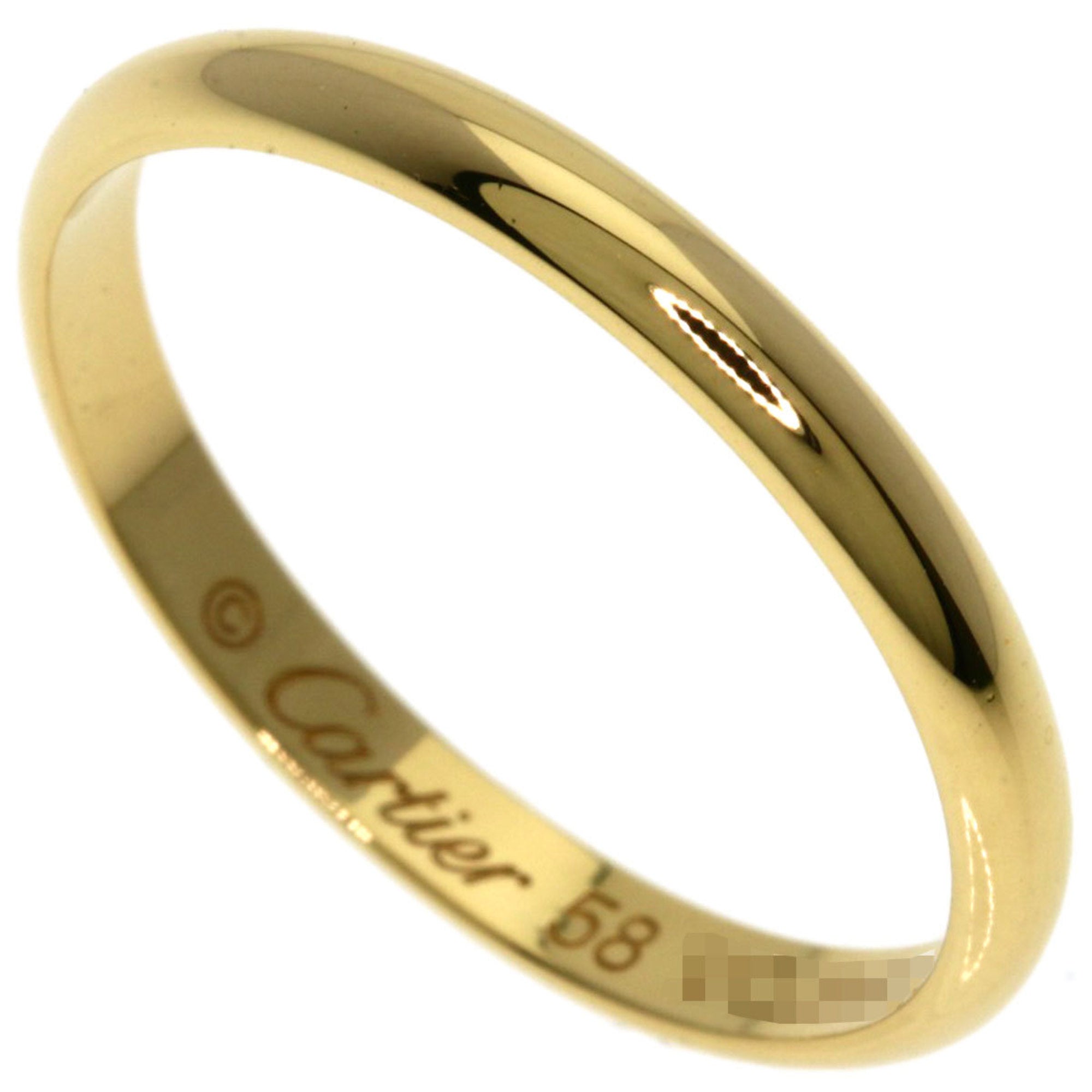 Cartier Yellow Gold (18K) Band Ring (Pre-Owned)